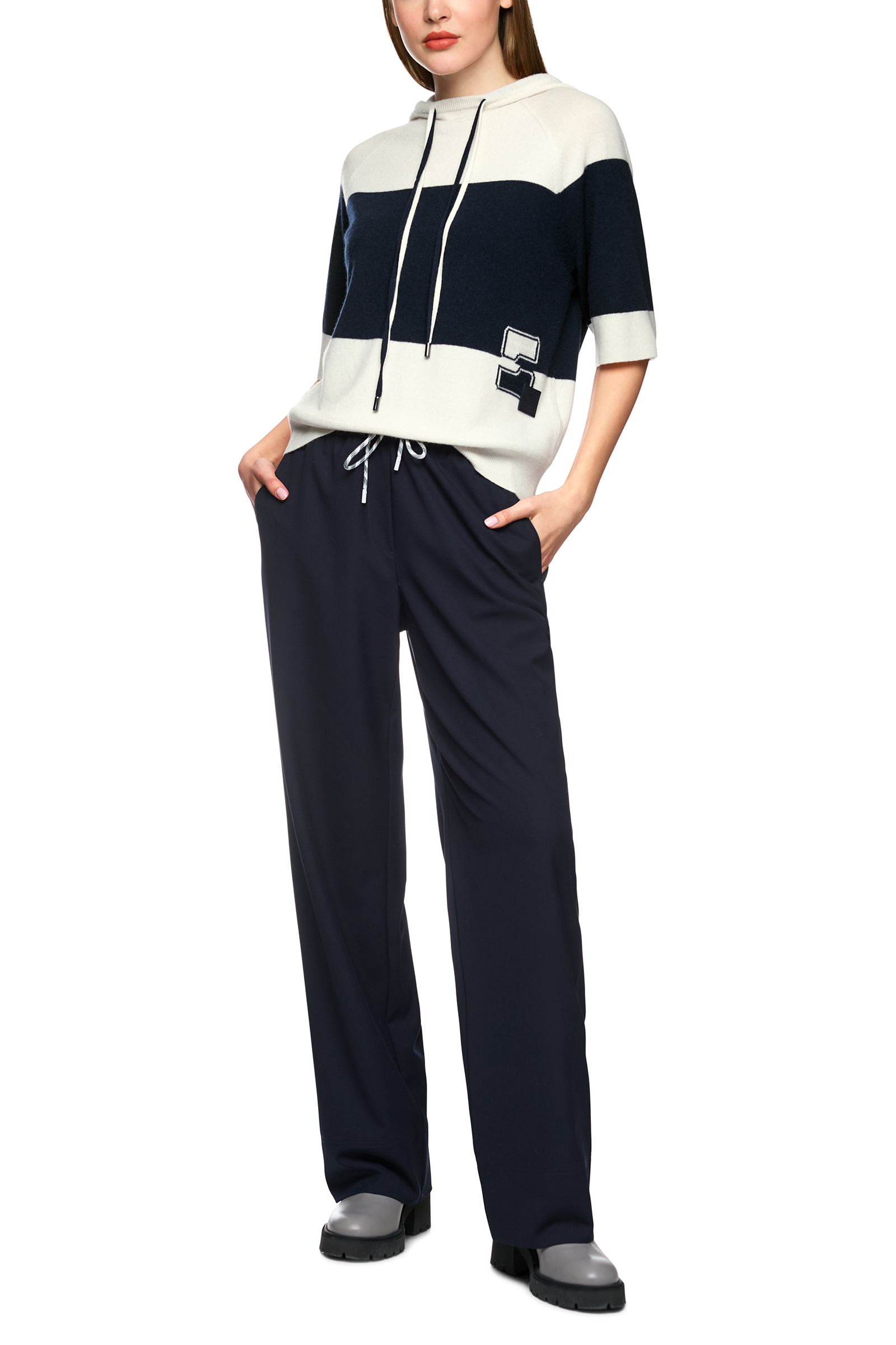 Dames twinset blauw