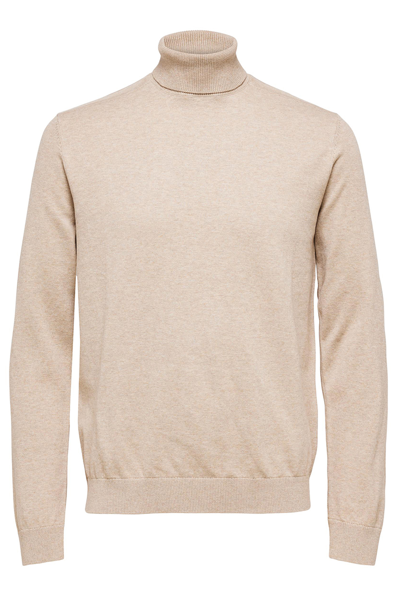 Selected SLHBERG ROLL NECK B NOOS 187822001-Kelp/Melange 1