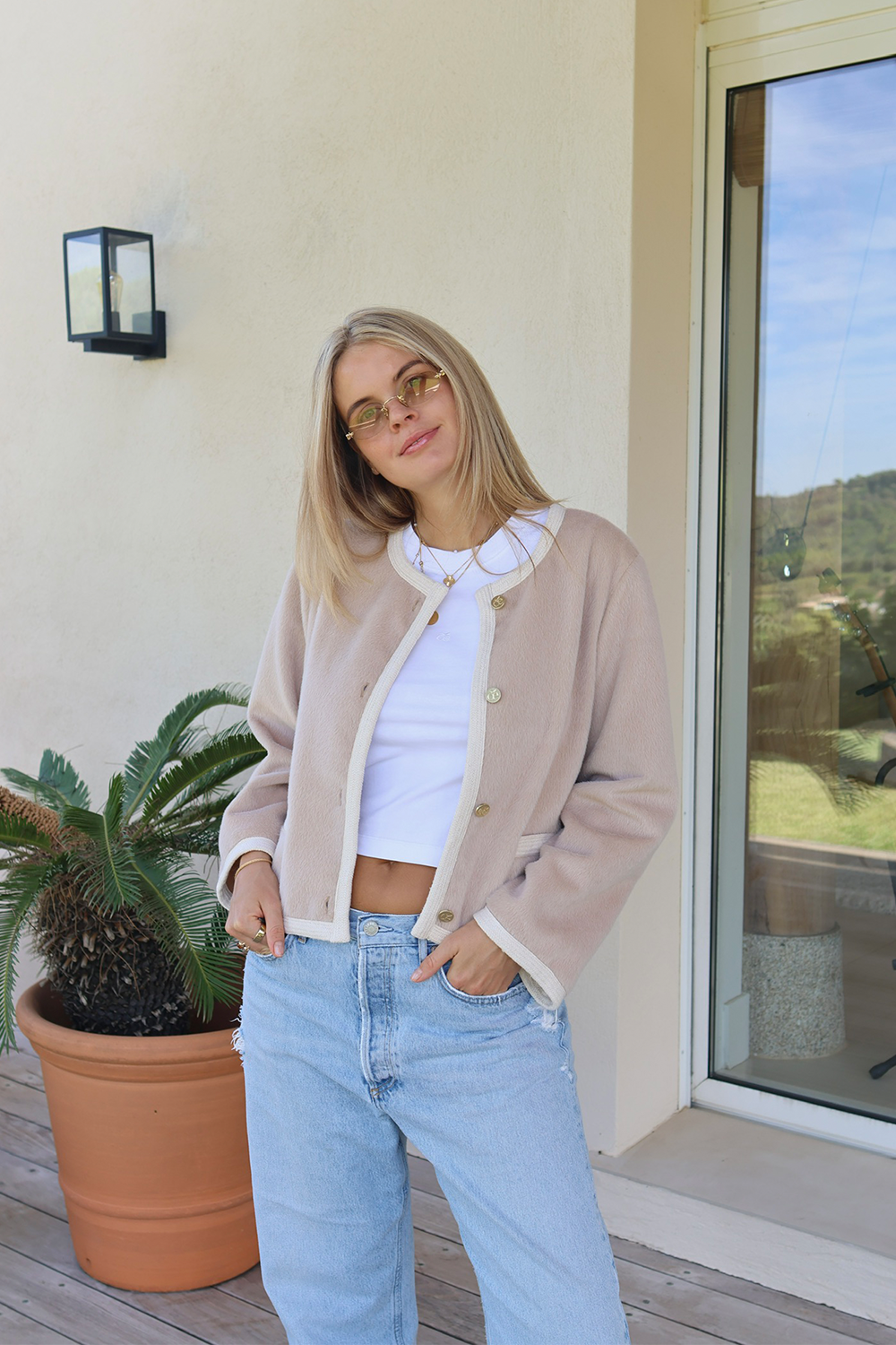 Frenchy Jacket Sand