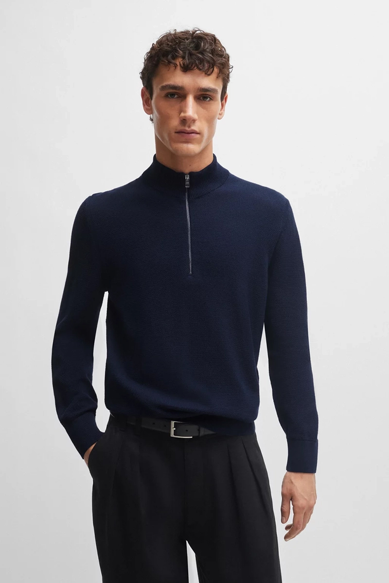 Heren trui blauw