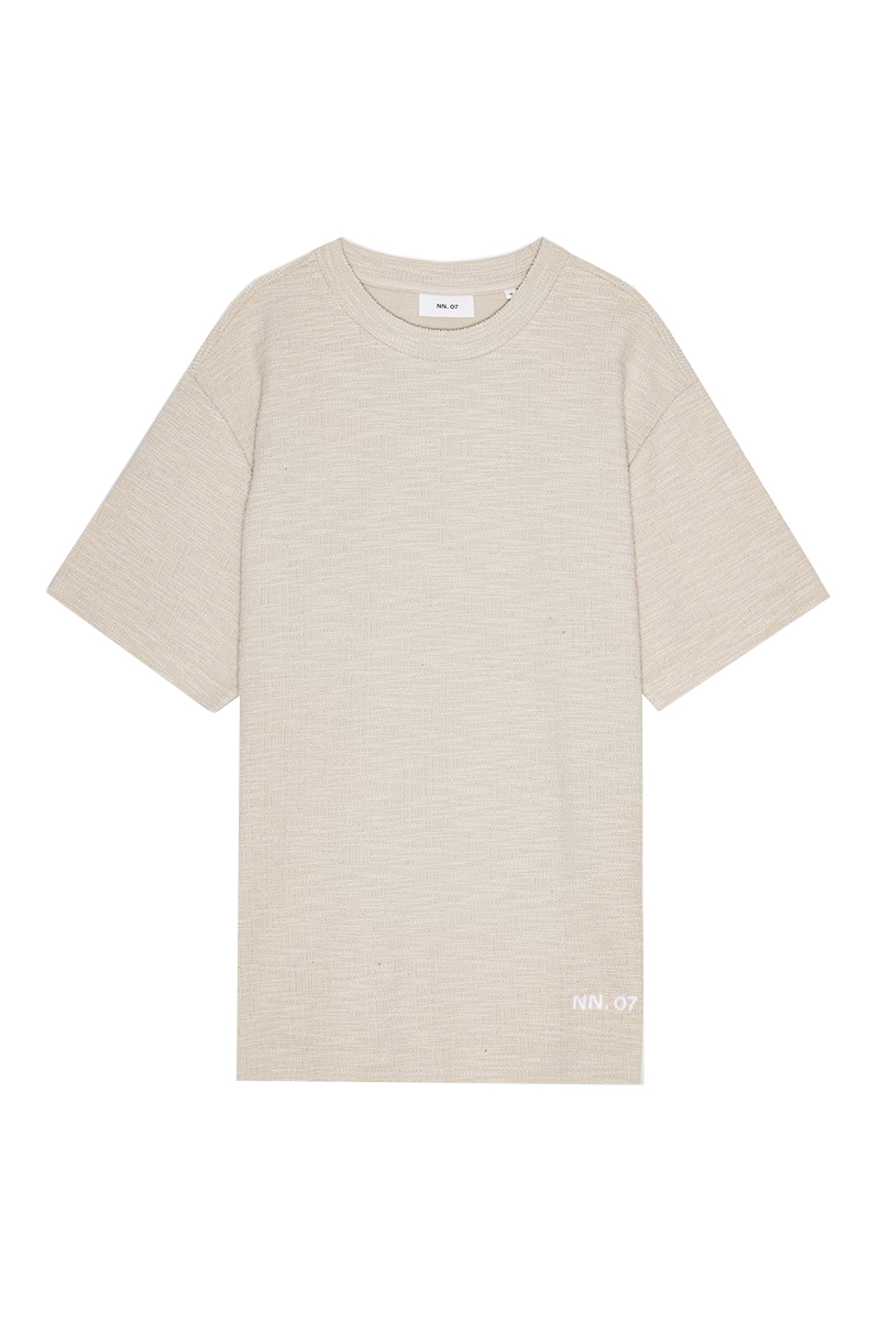Heren t-shirt kortemouw ecru
