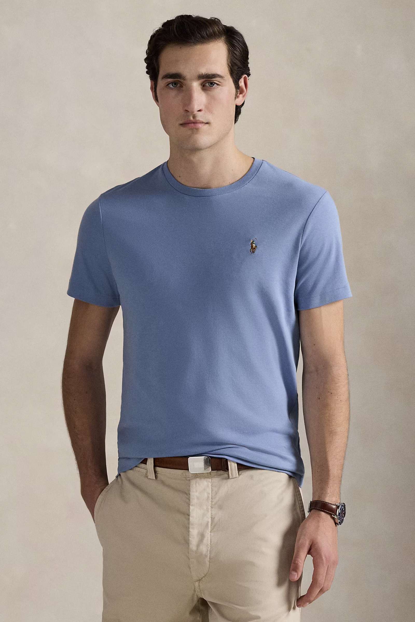Polo Ralph Lauren 50/1 INTERLOCK Blauw-1 2