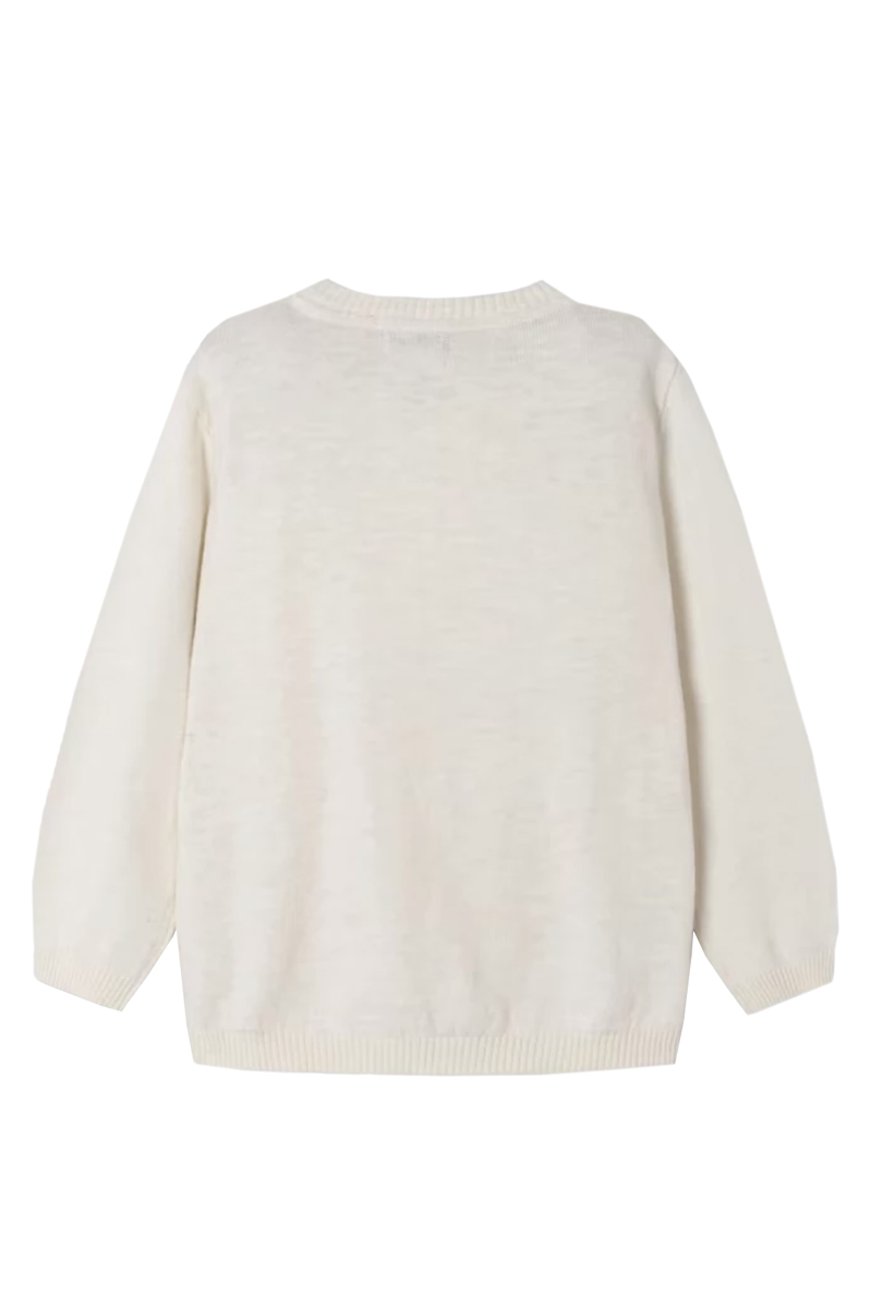 Mayoral Linen cotton sweater Ecru-1 2