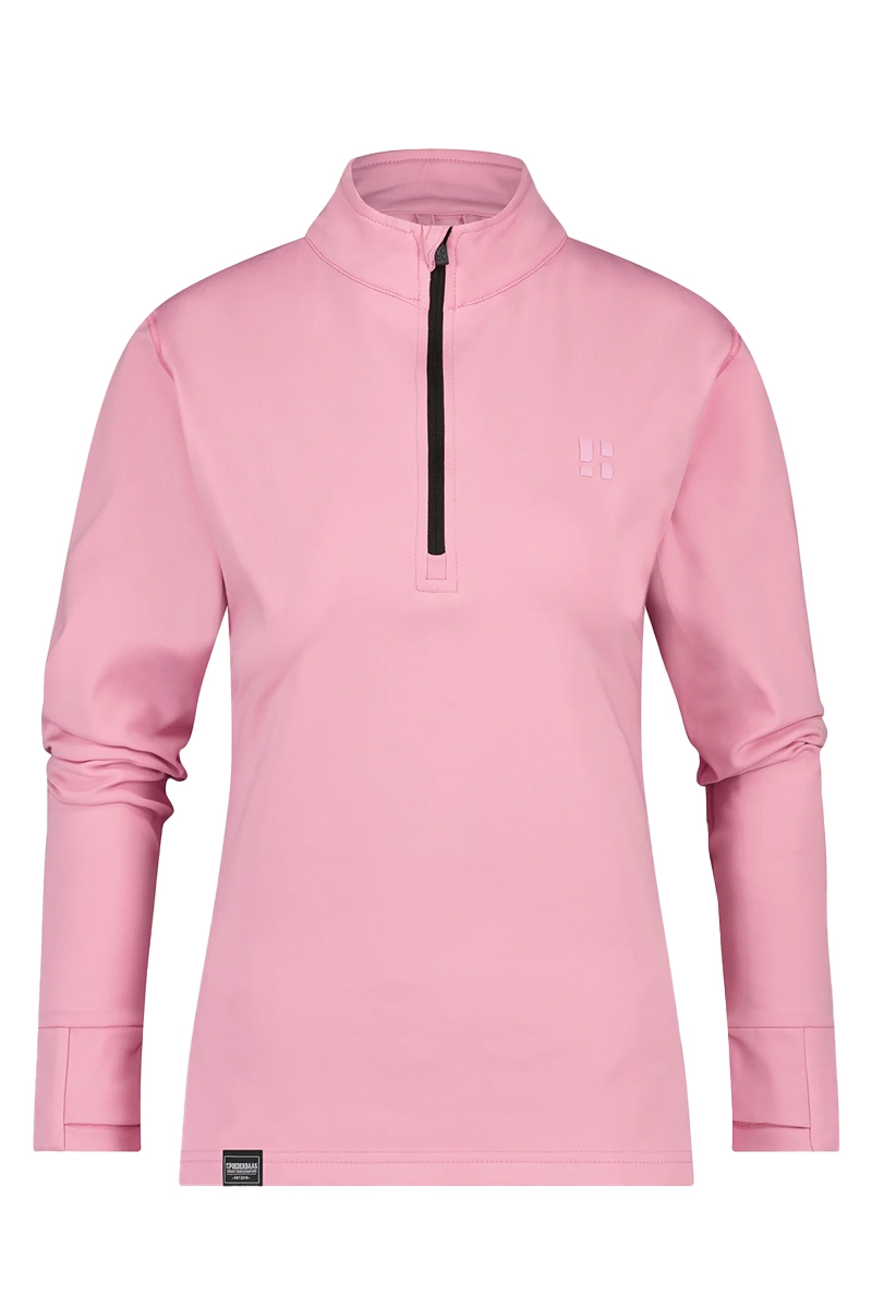 Wintersport dames pully+rits rose