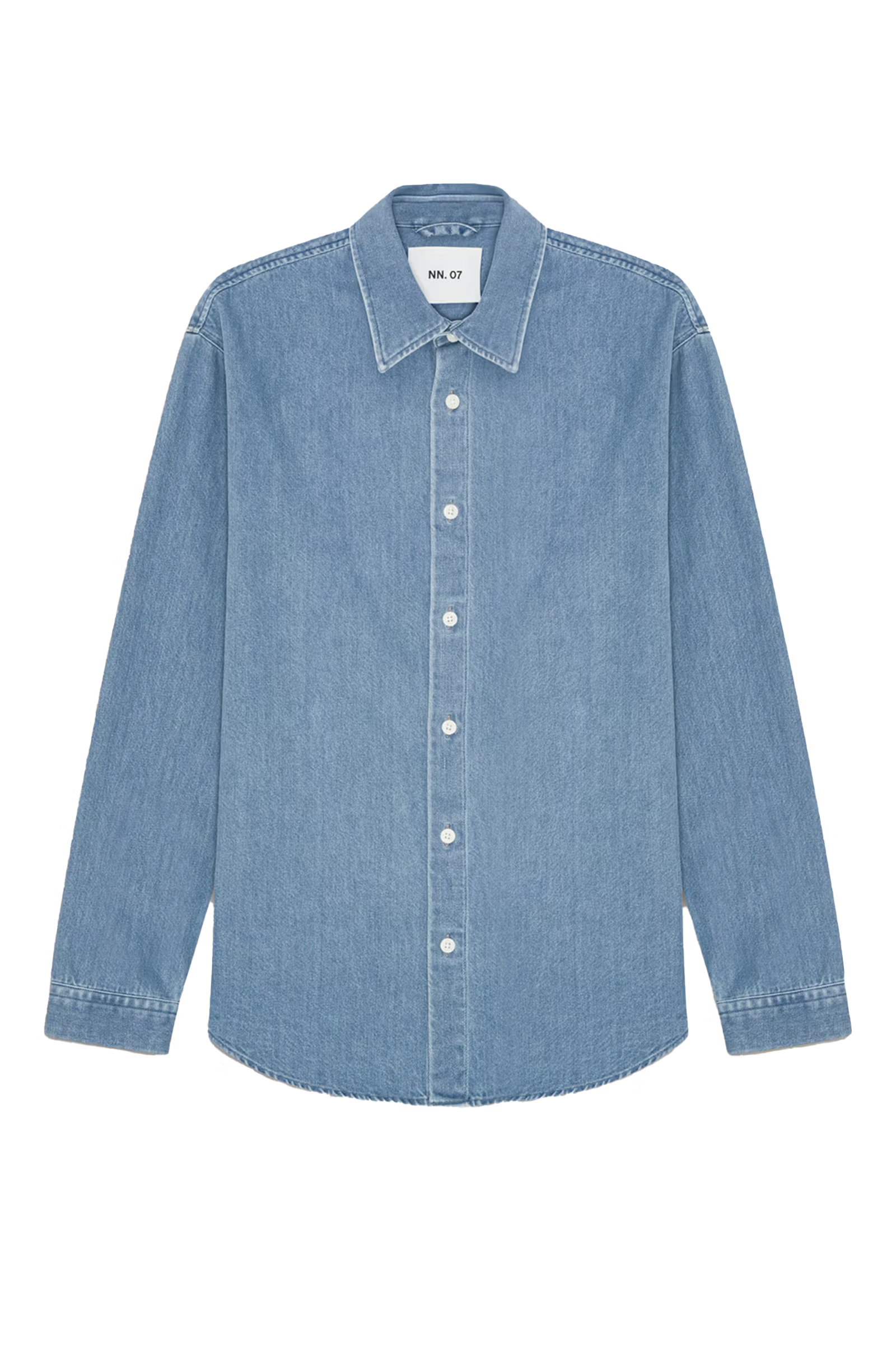 Heren overhemd lm casual blauw