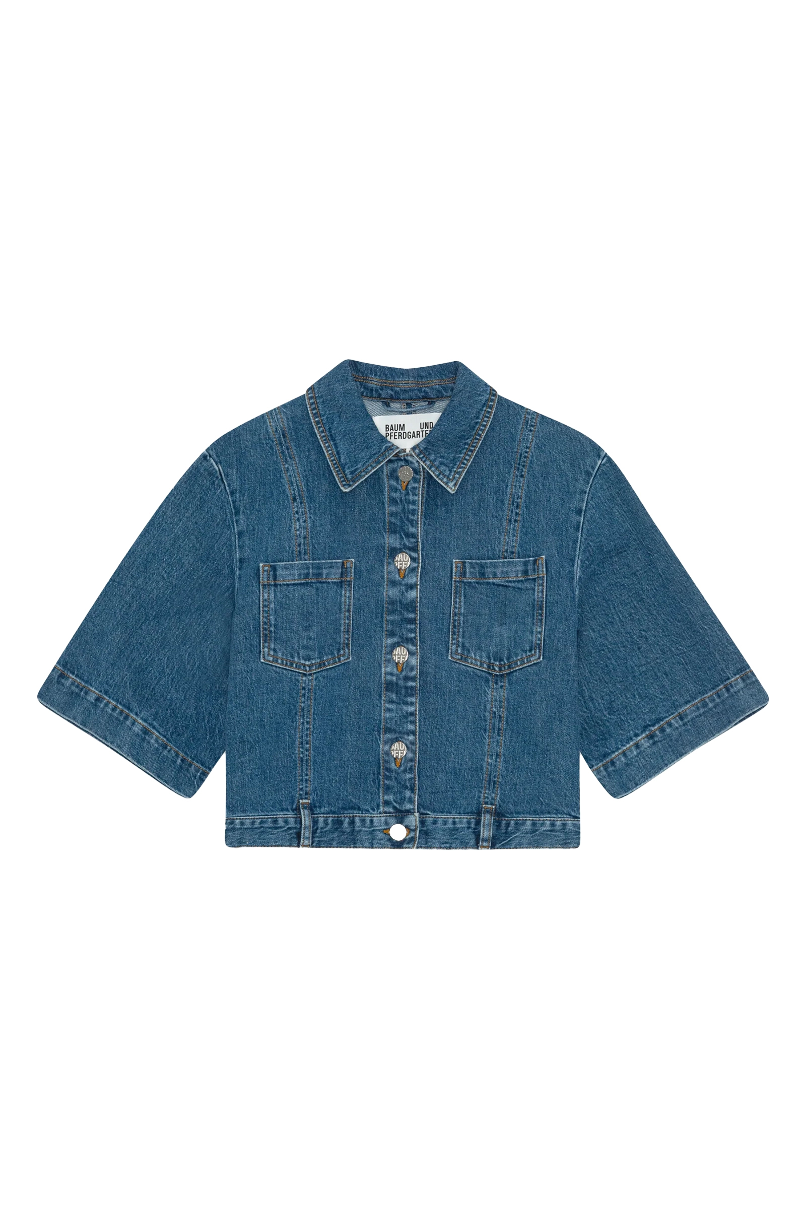 Dames jas blauw