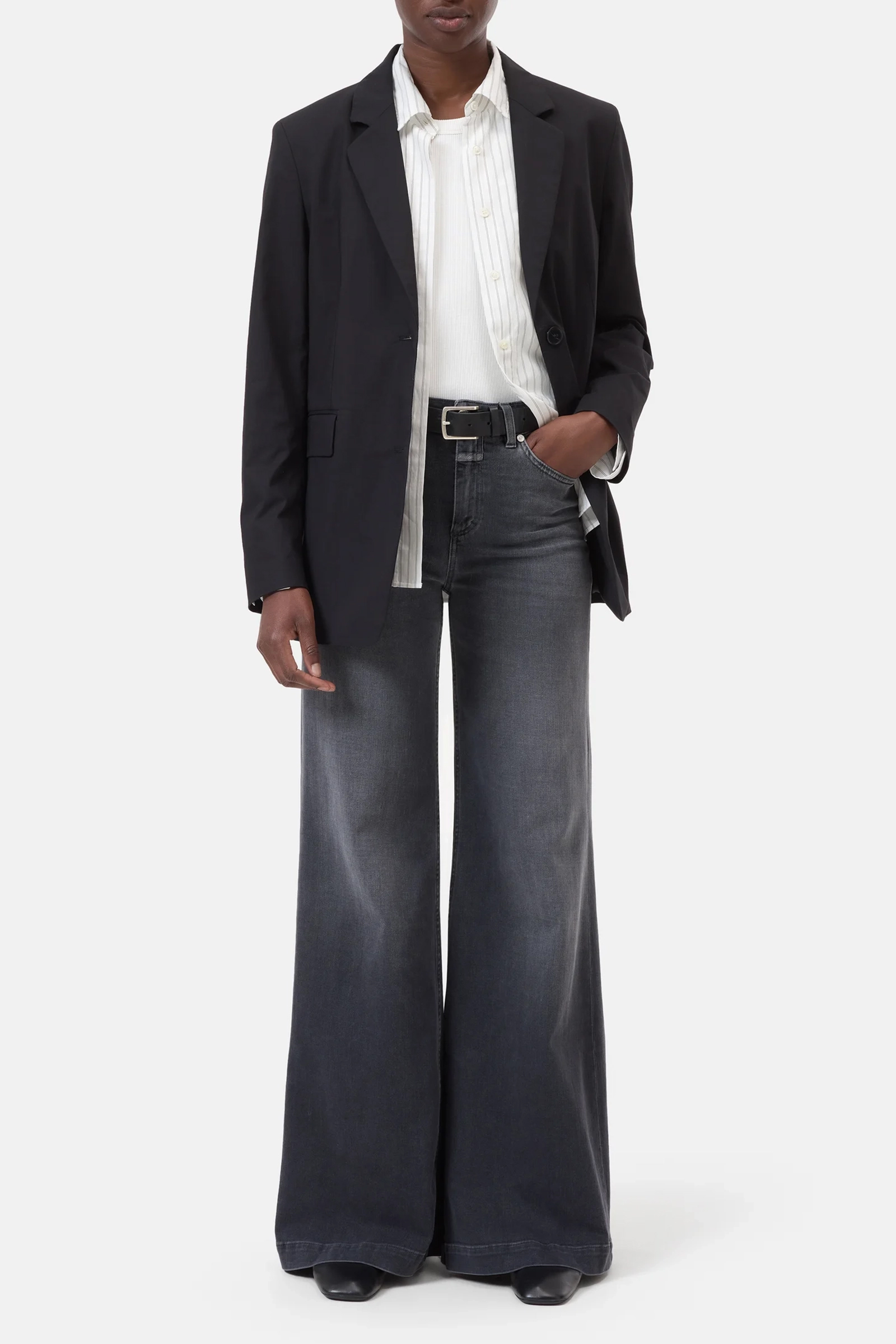 Dames jeans grijs