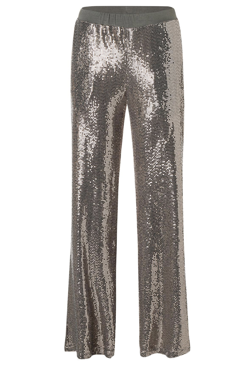 Dames broek zilver