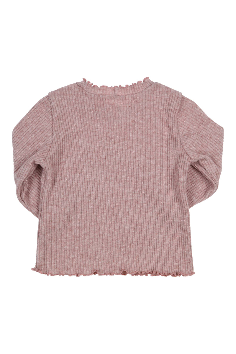 Baby t-shirt lange mouw rose