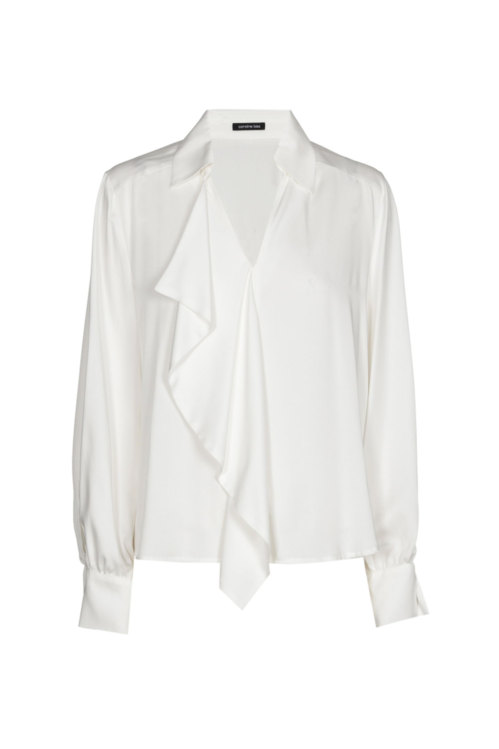 Dames blouse lange mouw ecru