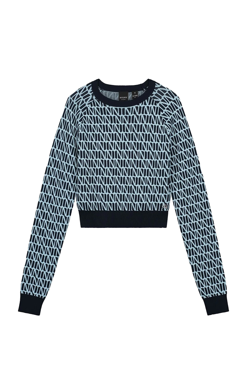 Nik & Nik Miro Pullover Blauw-1 1
