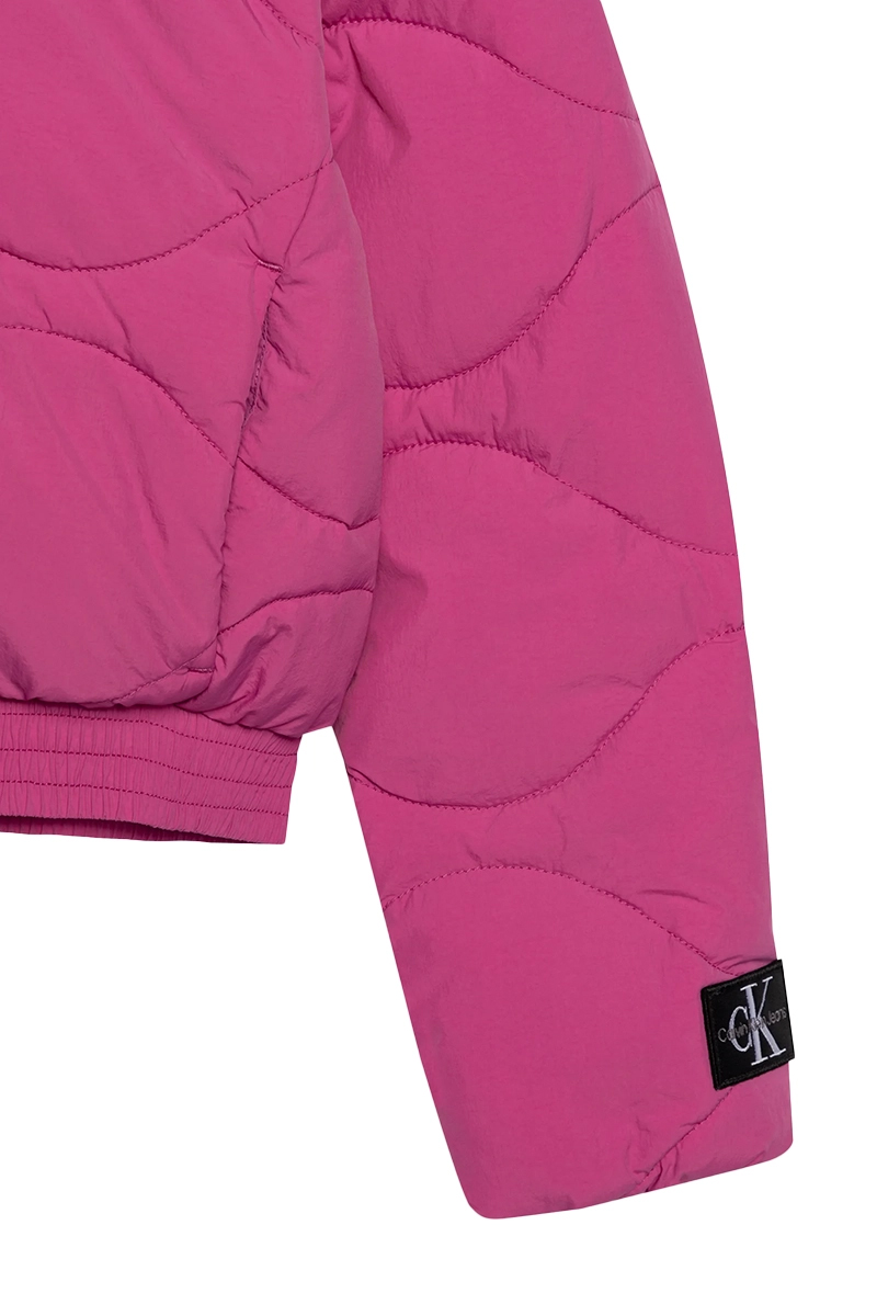 Calvin Klein Colour block puffer jacket Rose-1 2