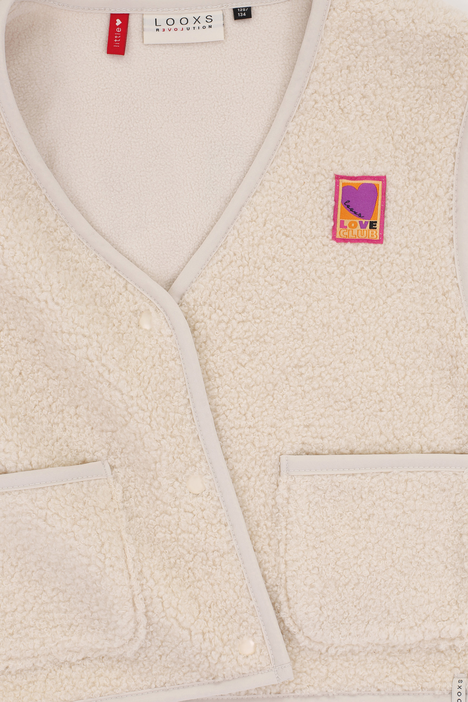 Meisjes gilet bruin