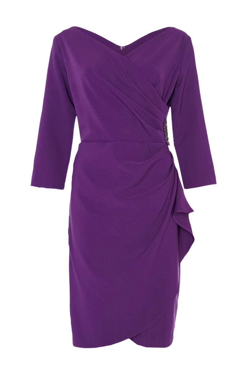 Dames jurk paars