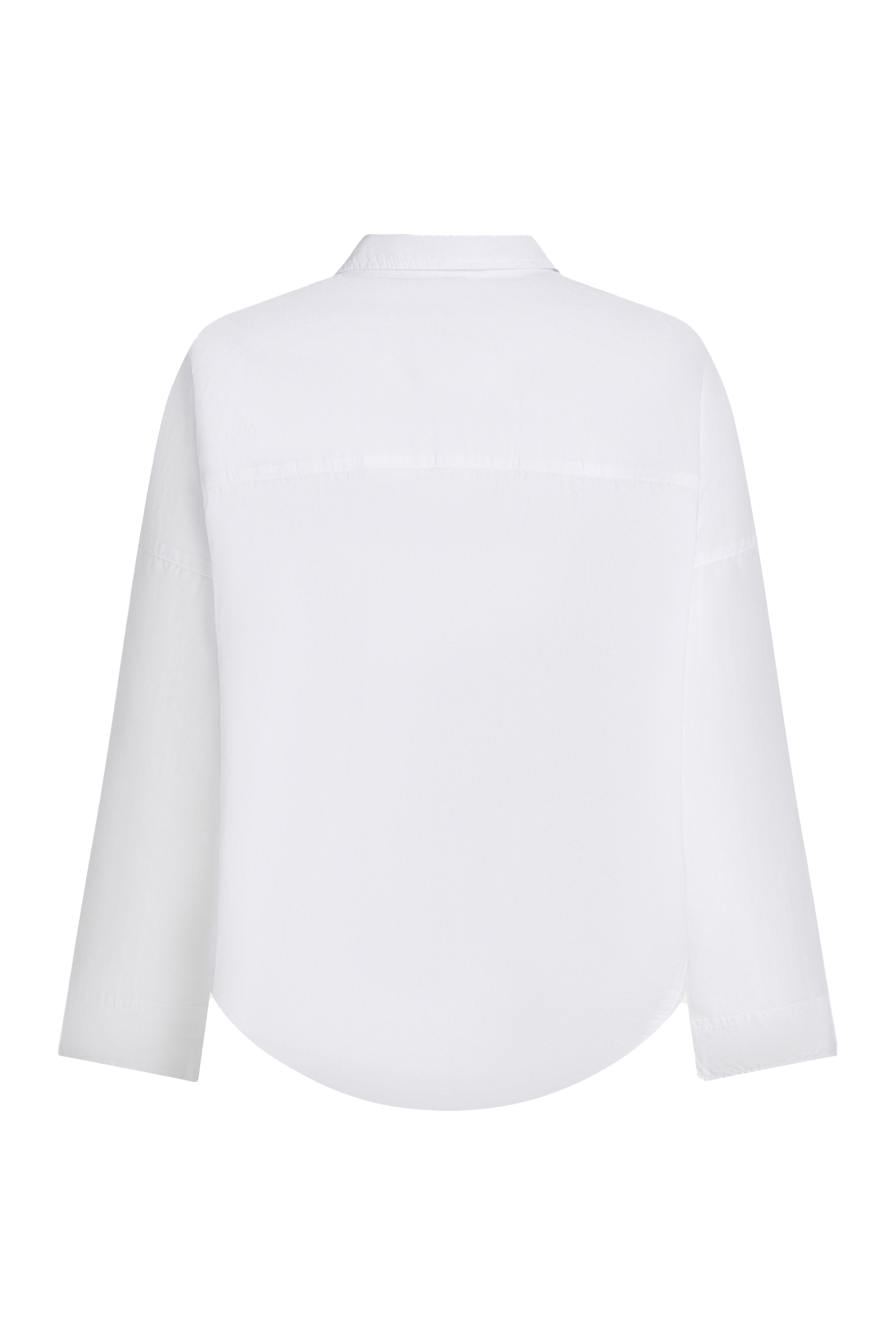 Dames blouse lange mouw wit
