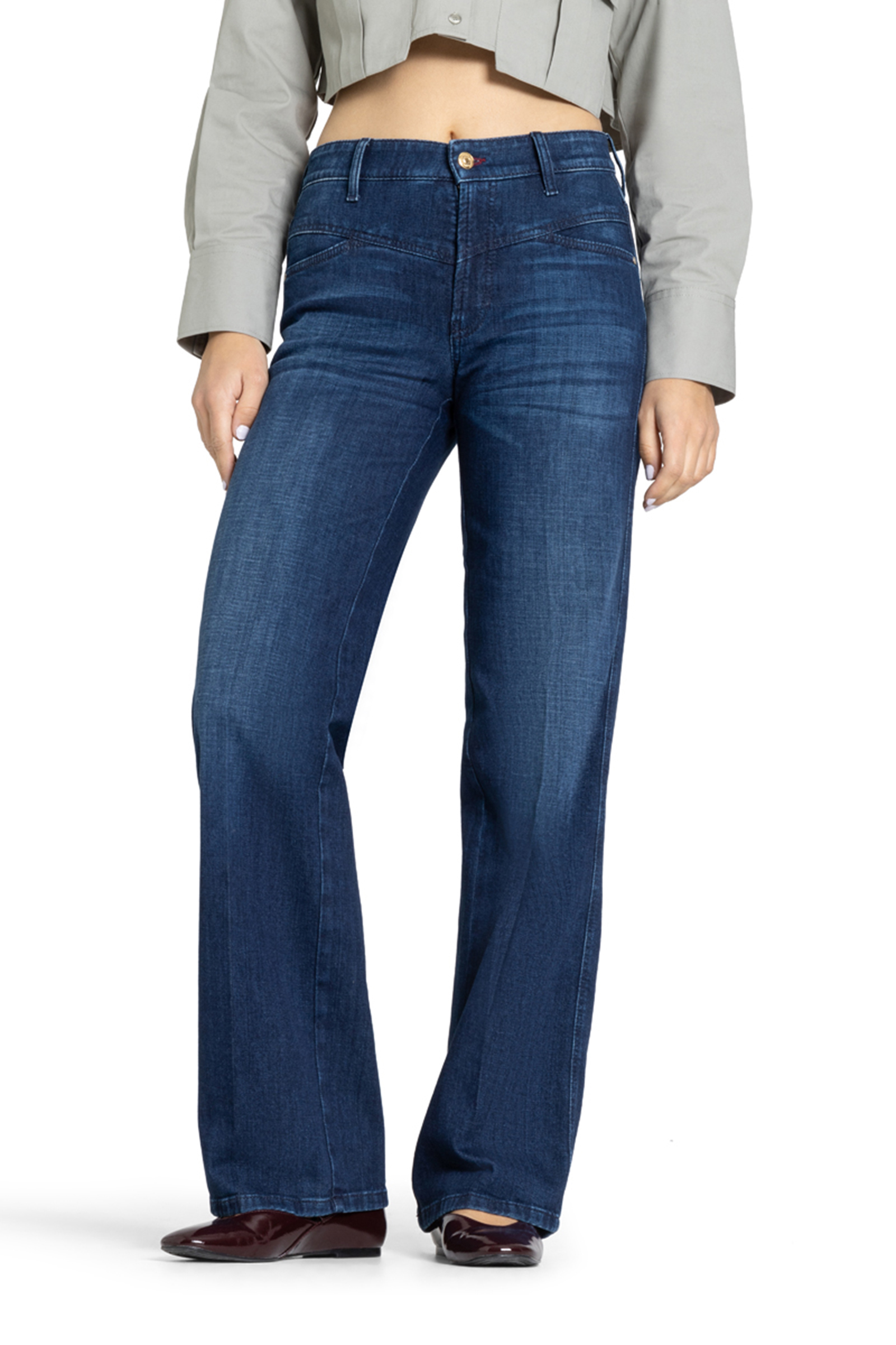 Dames jeans blauw