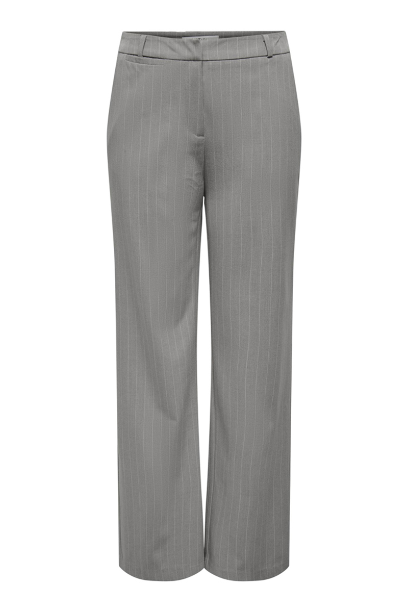 Only ONLBRIE MW STRAIGHT PINST PANT TLR 183082004-Rock Ridge/w. clouddancer pinstripe 1