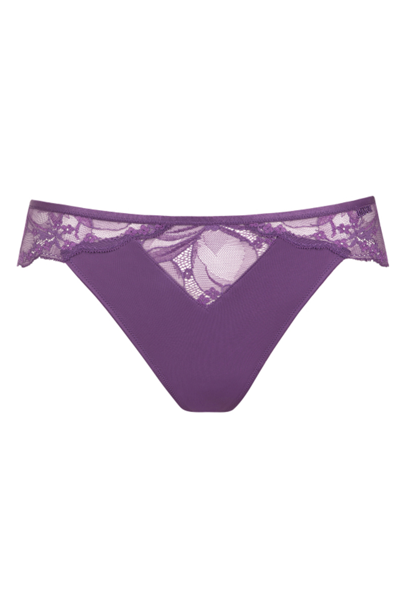 Lingerie dames string paars
