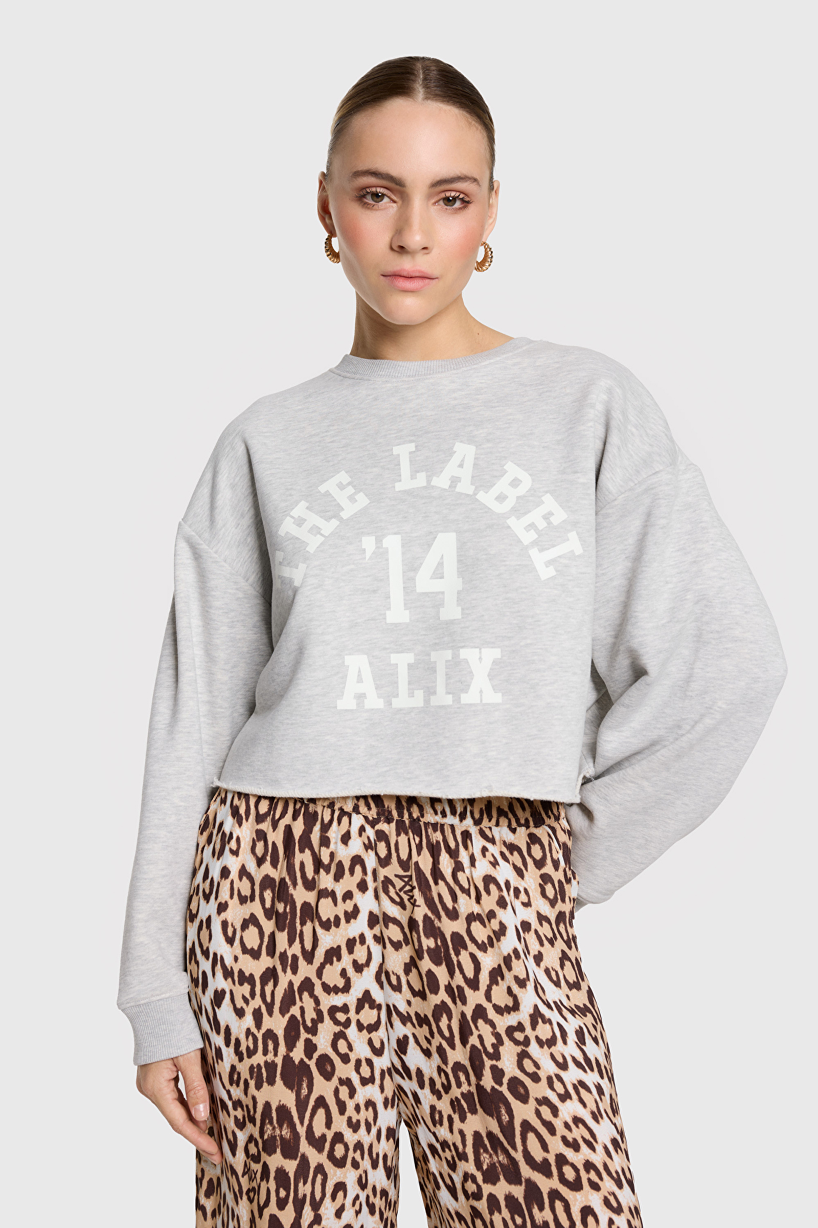 Dames sweater grijs