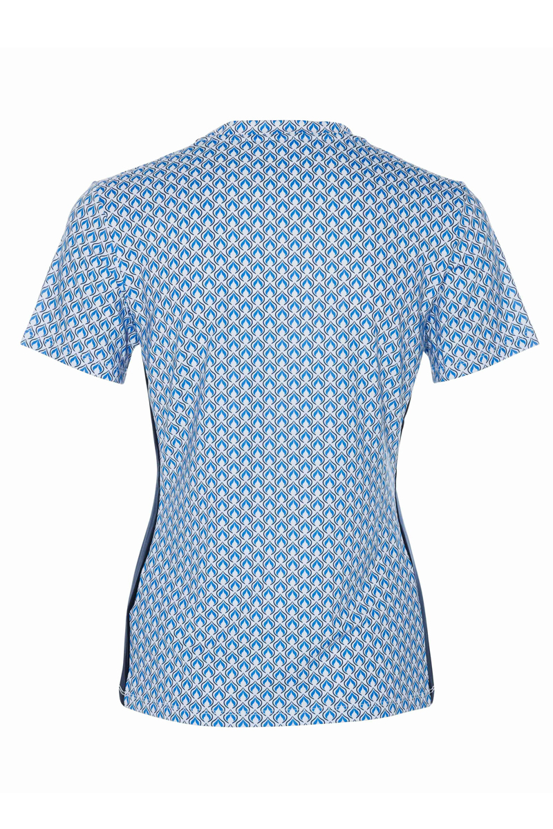 Tennis dames t-shirt km wit