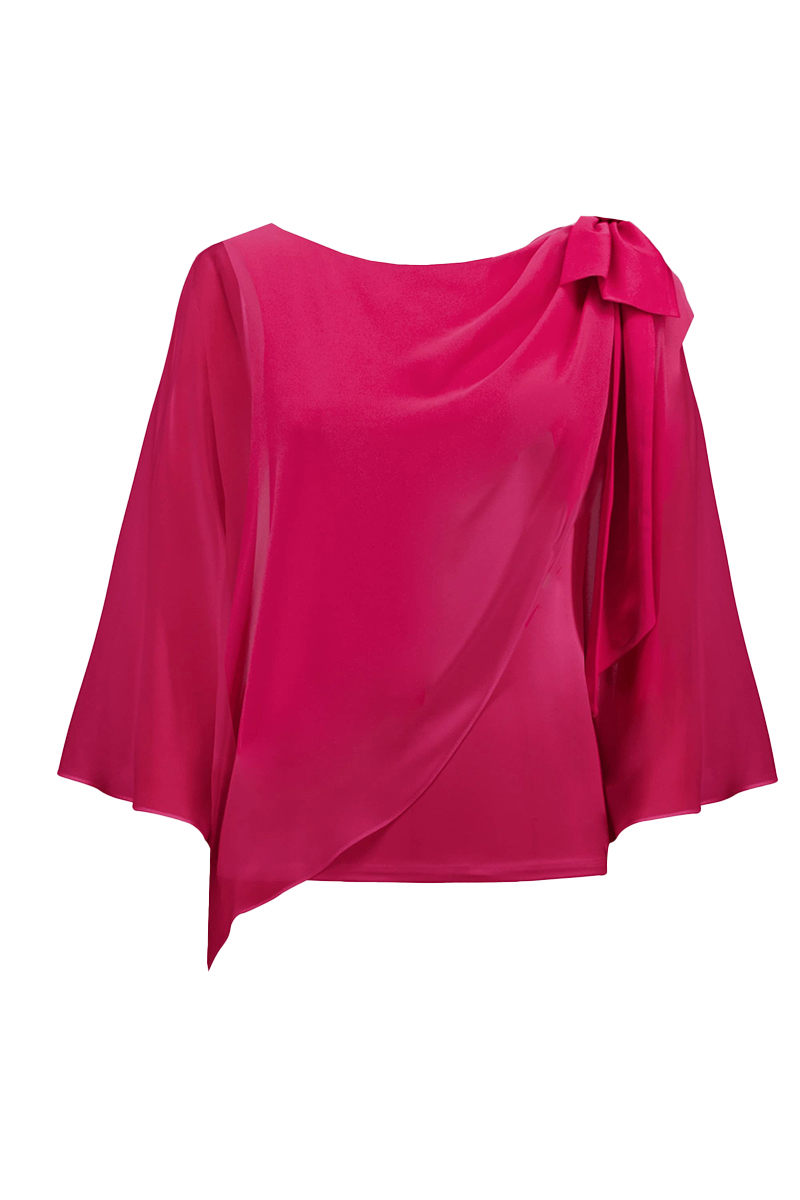 Dames top rose