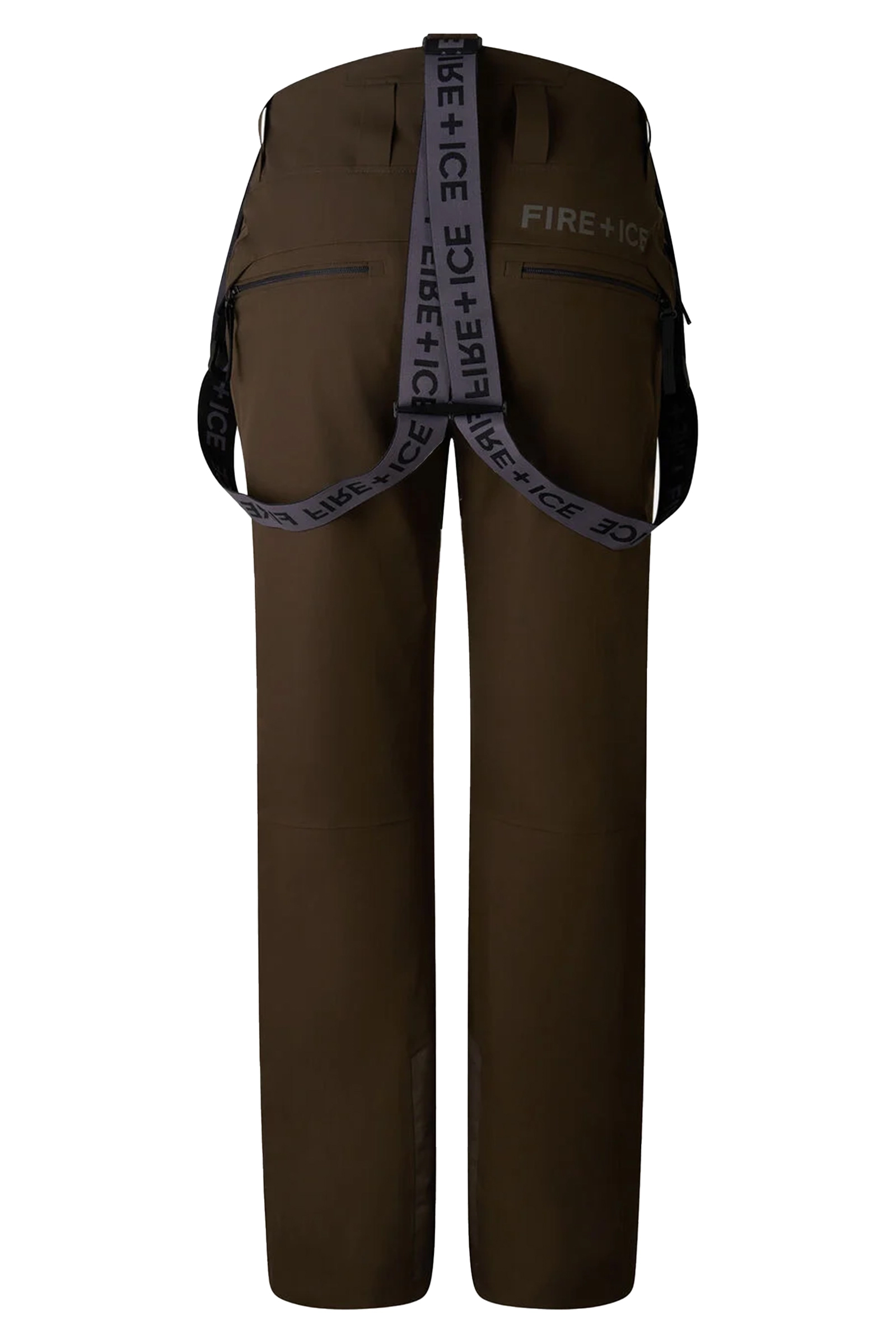 Wintersport heren skibroek bruin