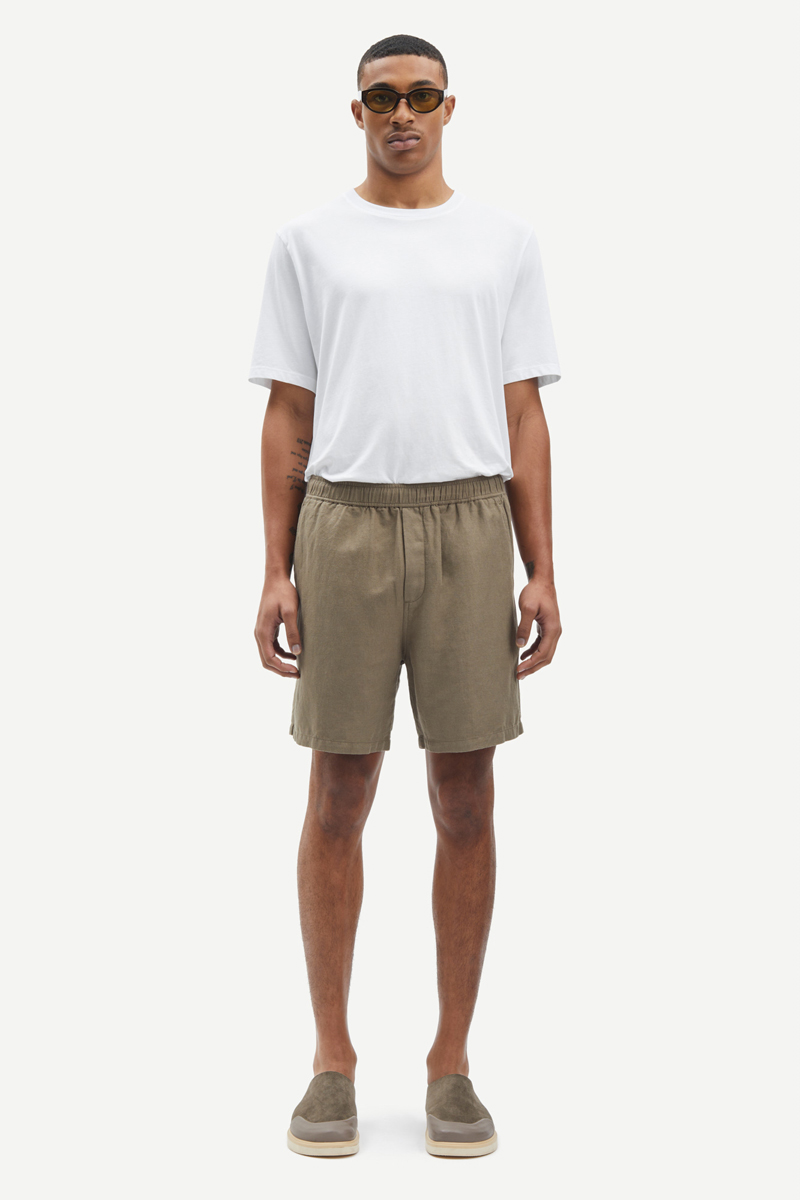 Samsøe Samsøe SAJABARI SHORTS 14329 bruin/beige-1 2