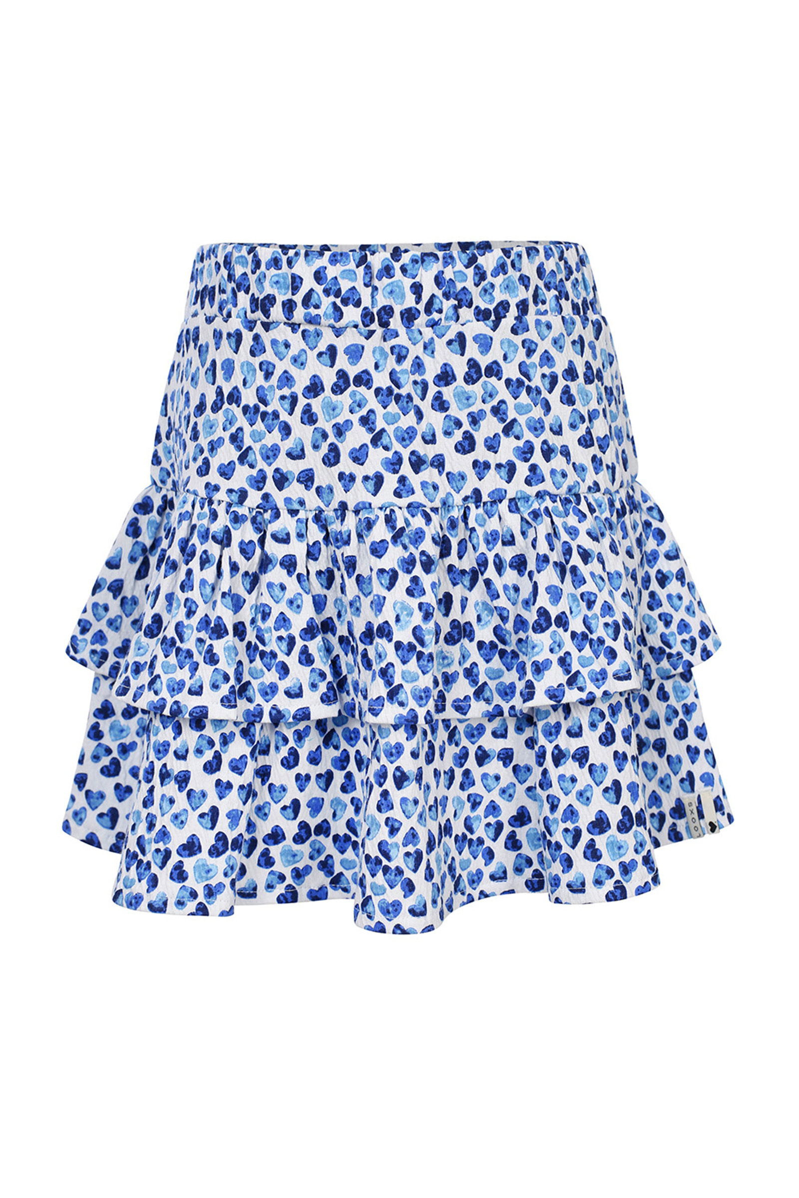 Meisjes skort blauw