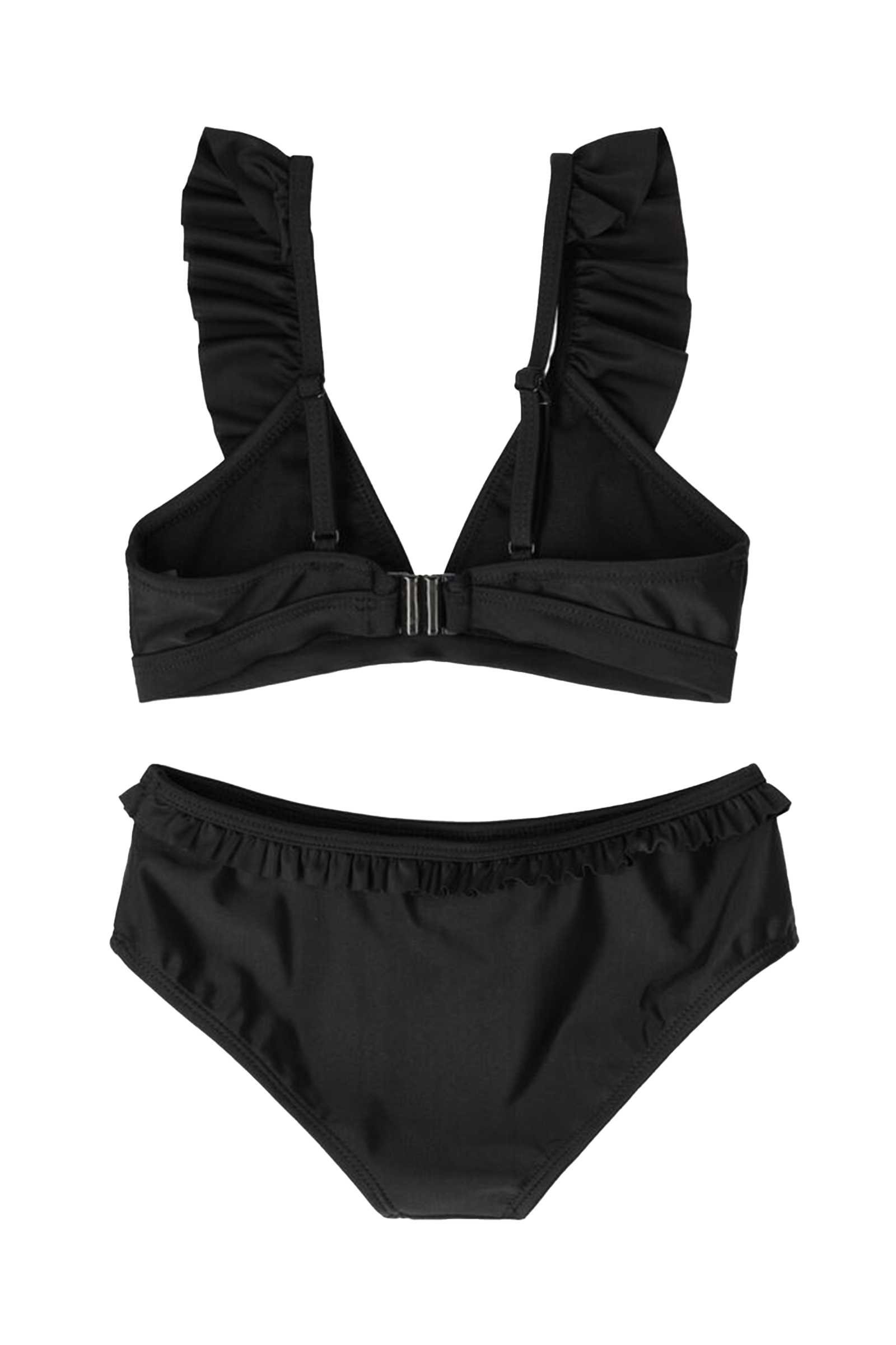 Bad/beach meisjes bikini zwart