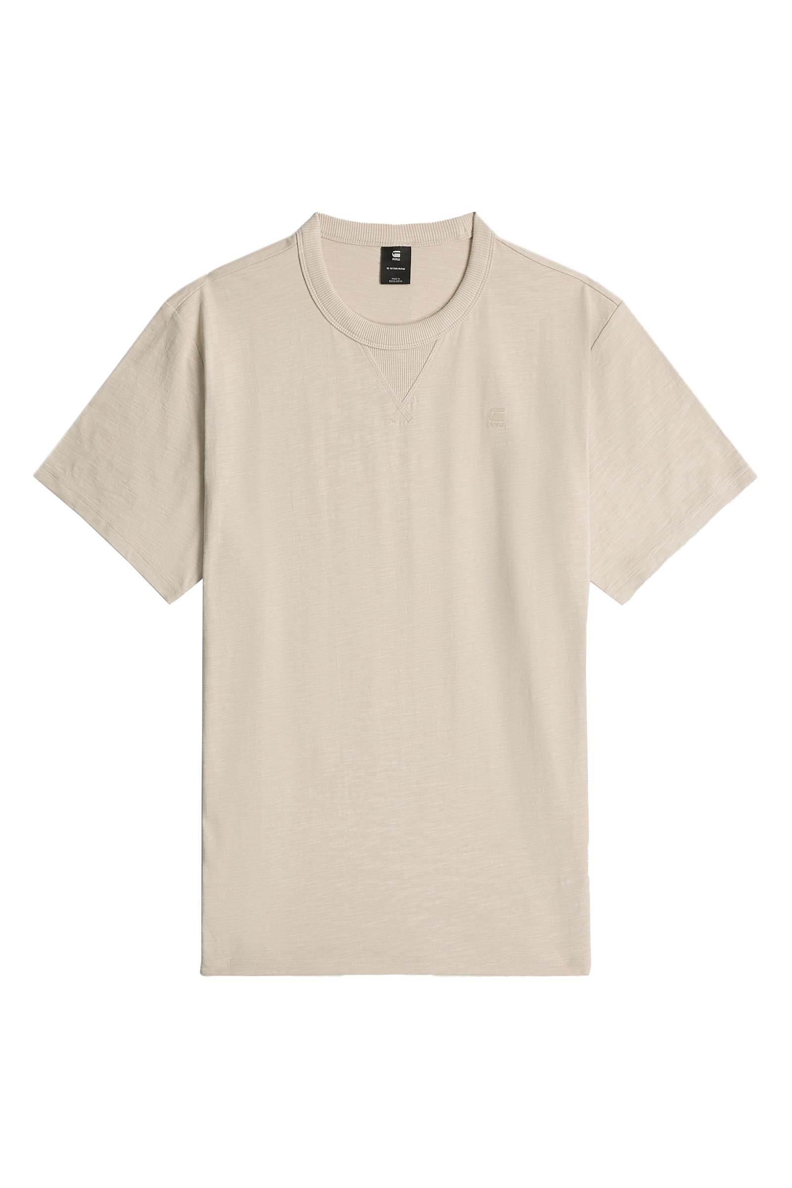 Heren t-shirt kortemouw bruin