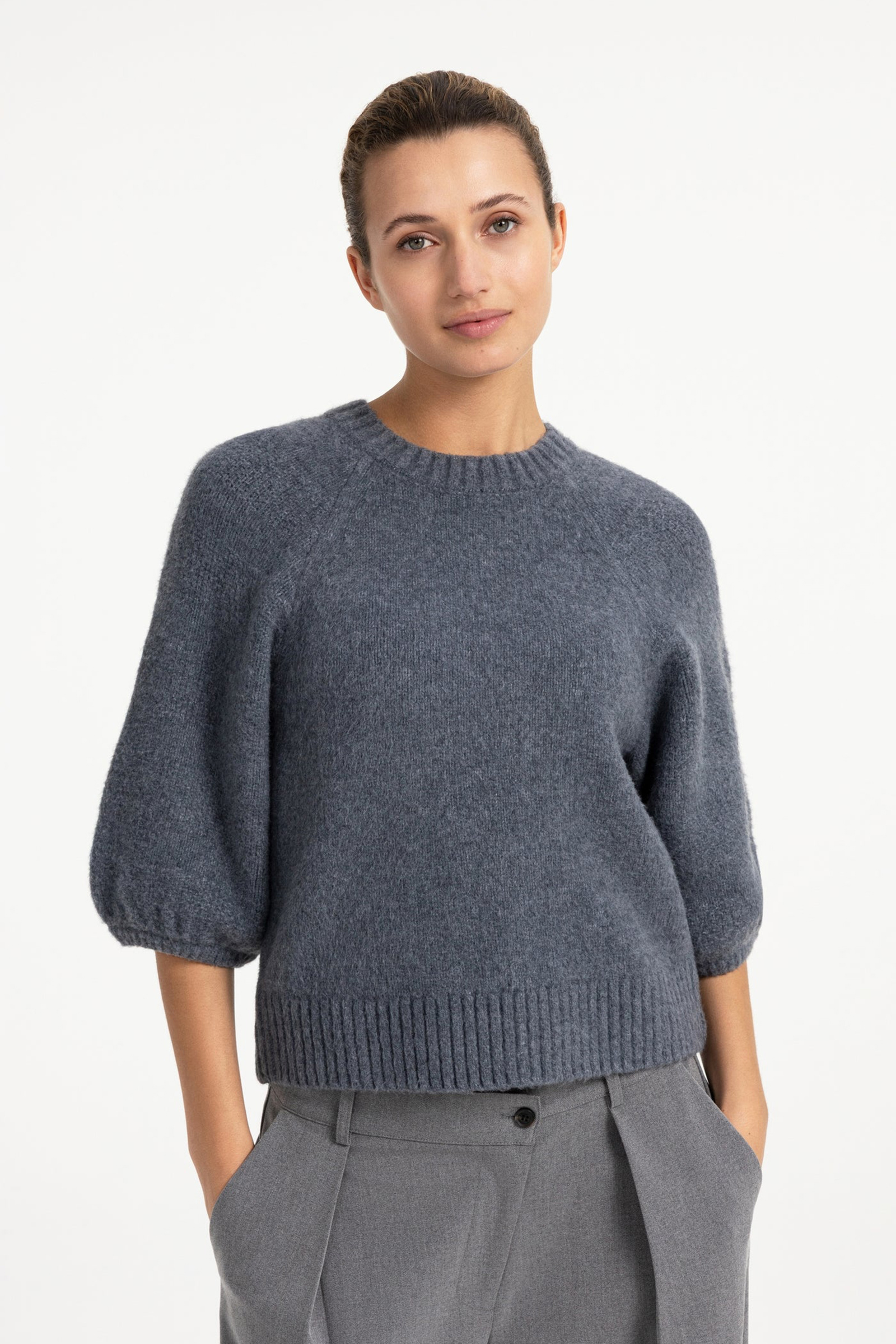 Dames sweater grijs