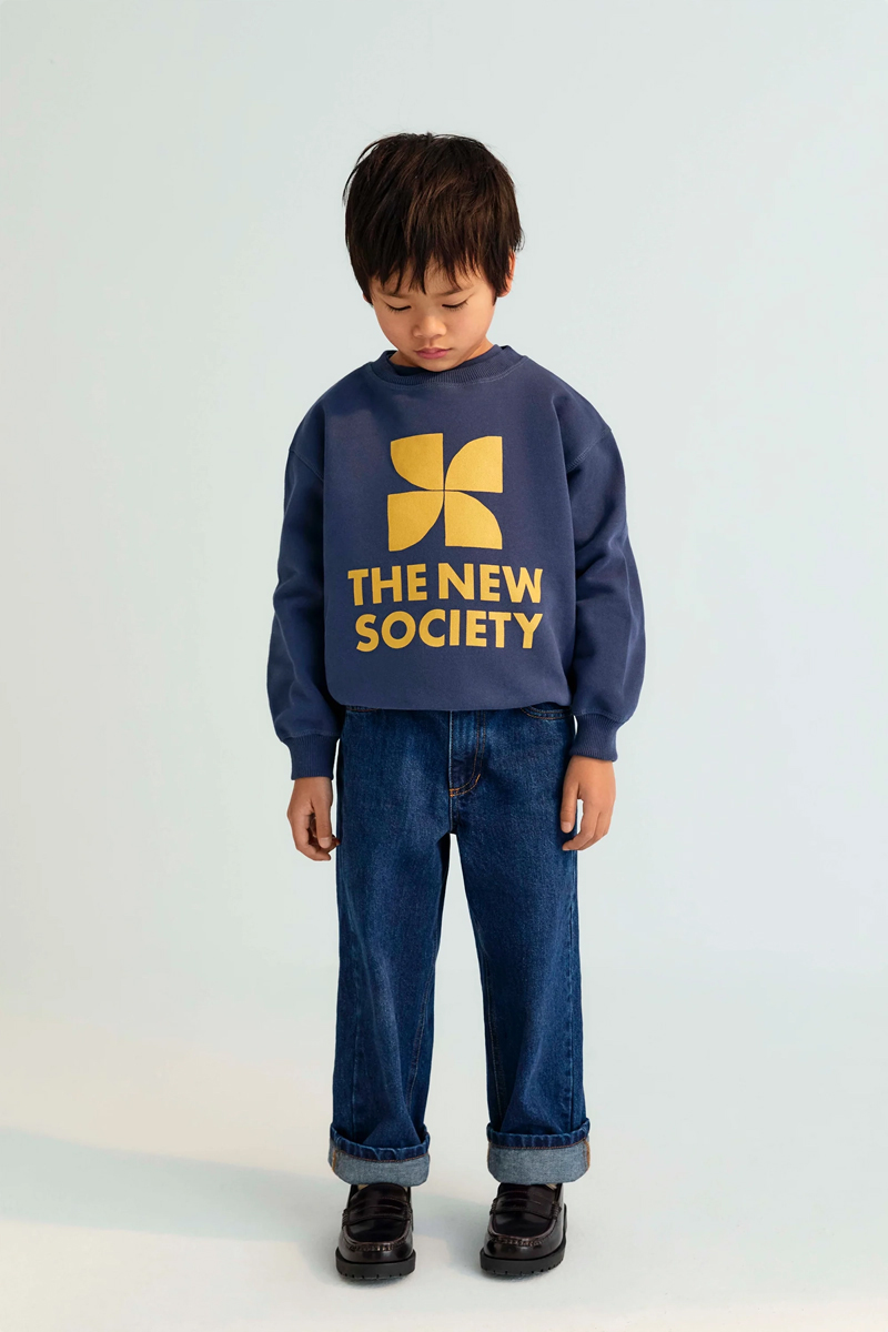 Meisjes sweater blauw