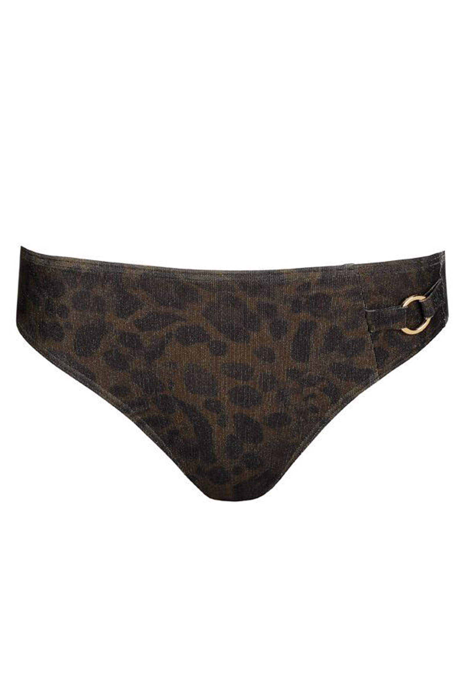 Bad/beach dames bikini slip groen