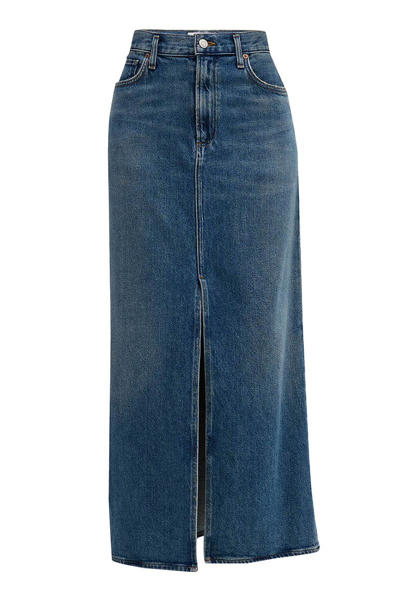 Dames rok blauw