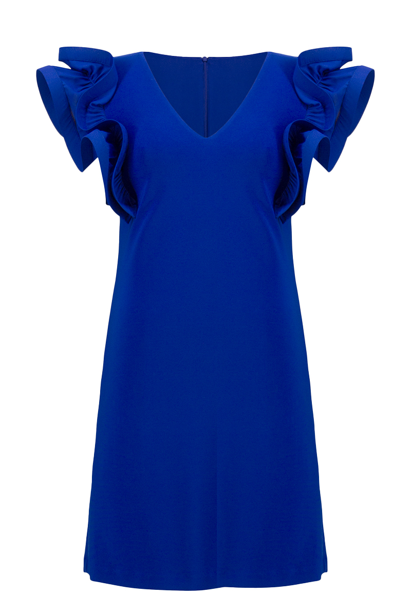 Dames jurk blauw