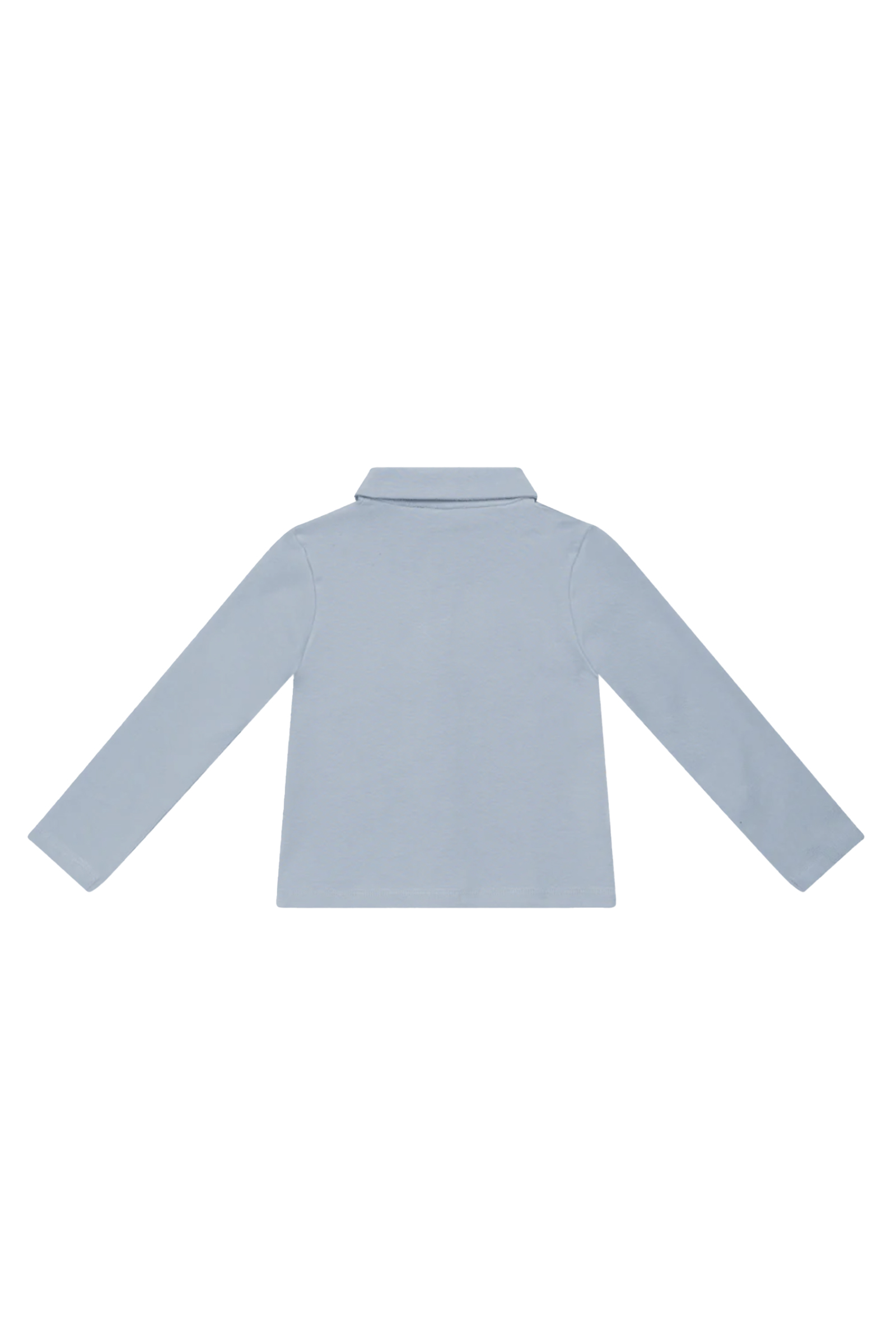 Baby blouse/overhemd blauw