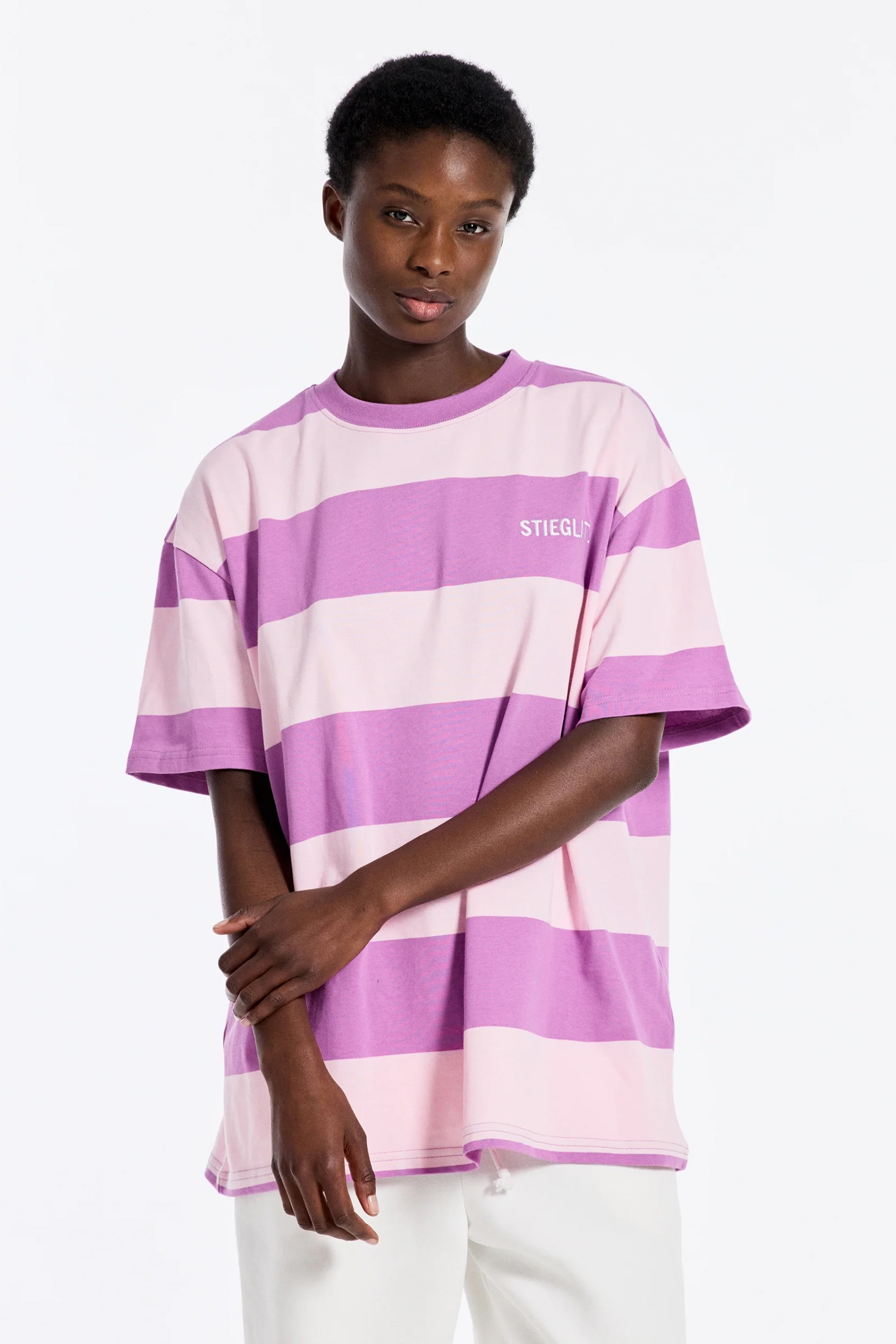 Stieglitz BV Lisette oversized shirt Rose-1 2