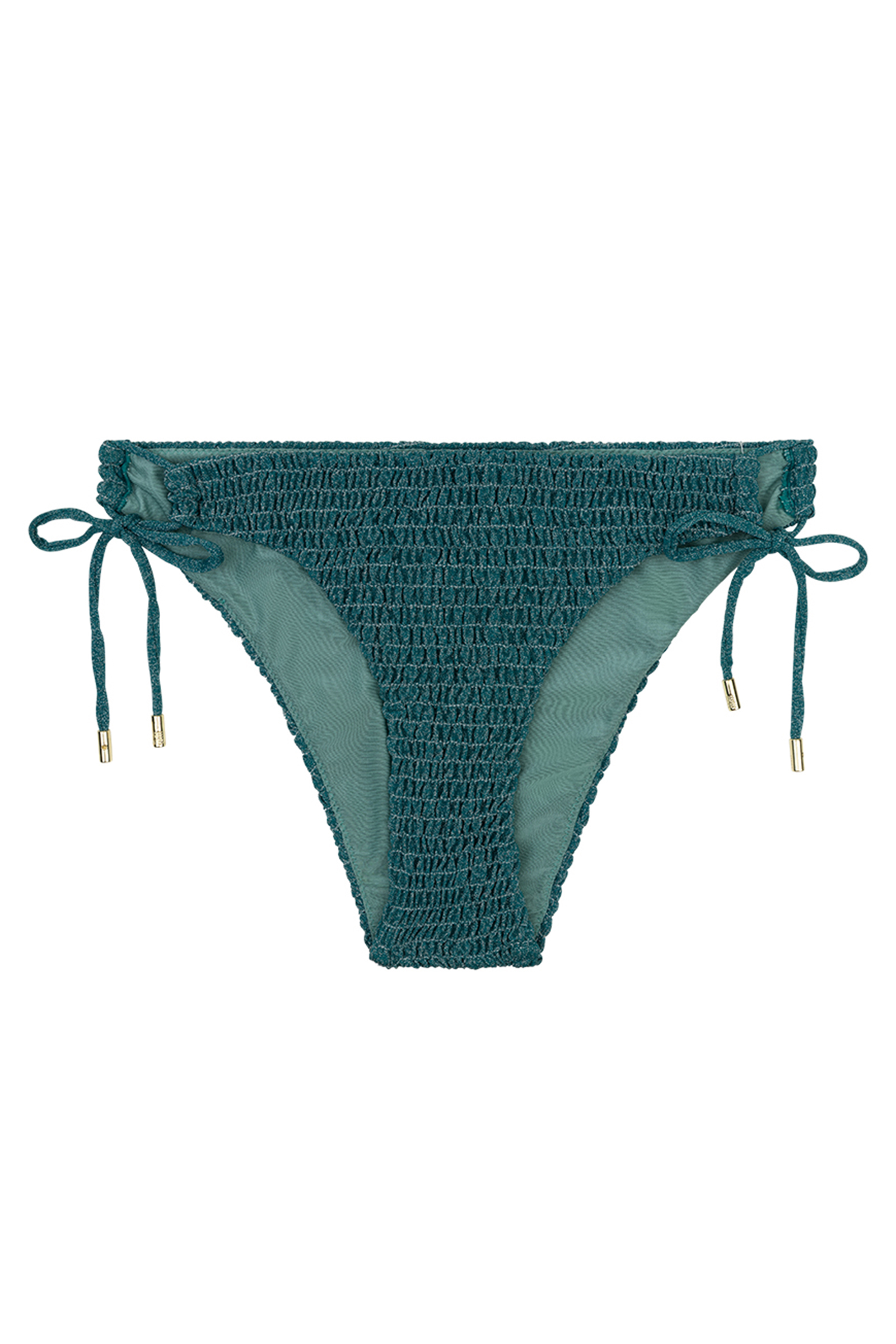Bad/beach dames bikini slip groen