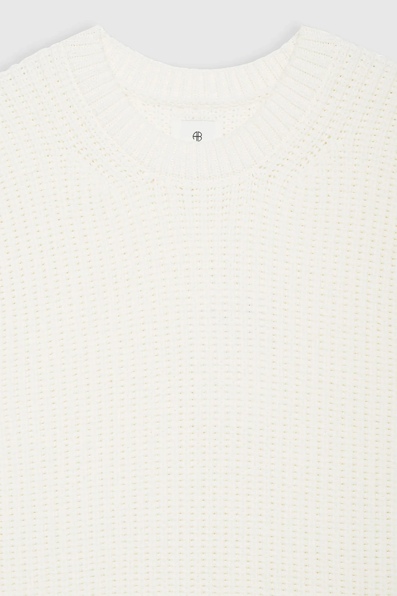Anine Bing Olivier sweater Ecru-1 3