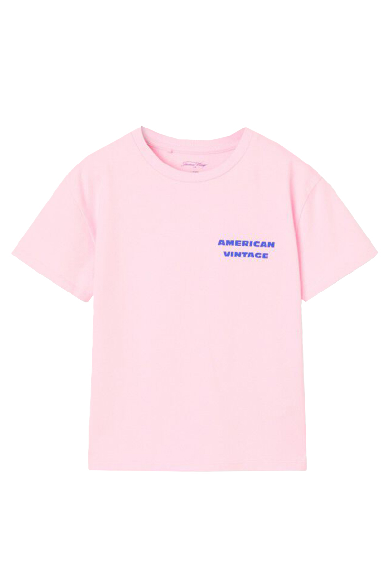 Meisjes t-shirt korte mouw rose