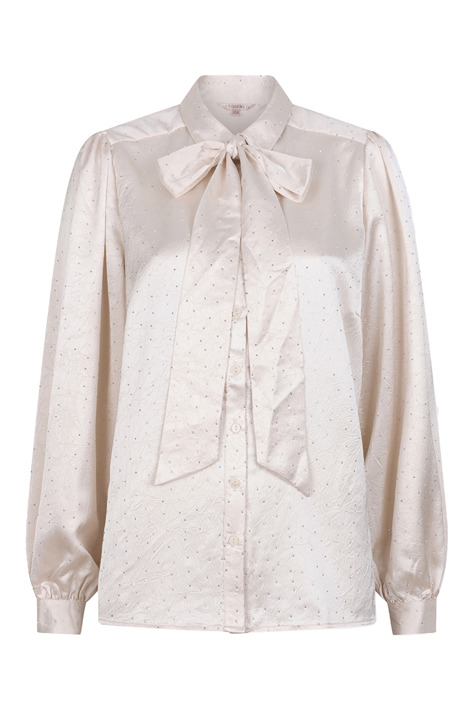 Dames blouse lange mouw ecru