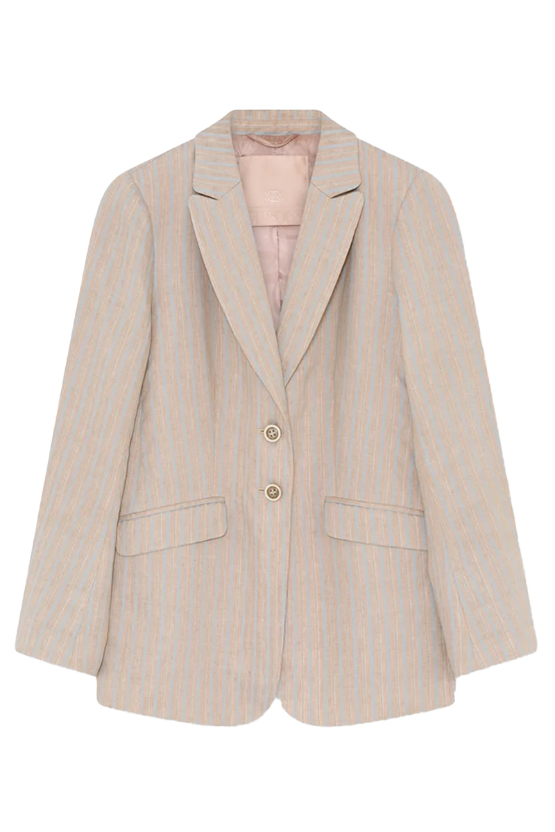 Dames blazer bruin