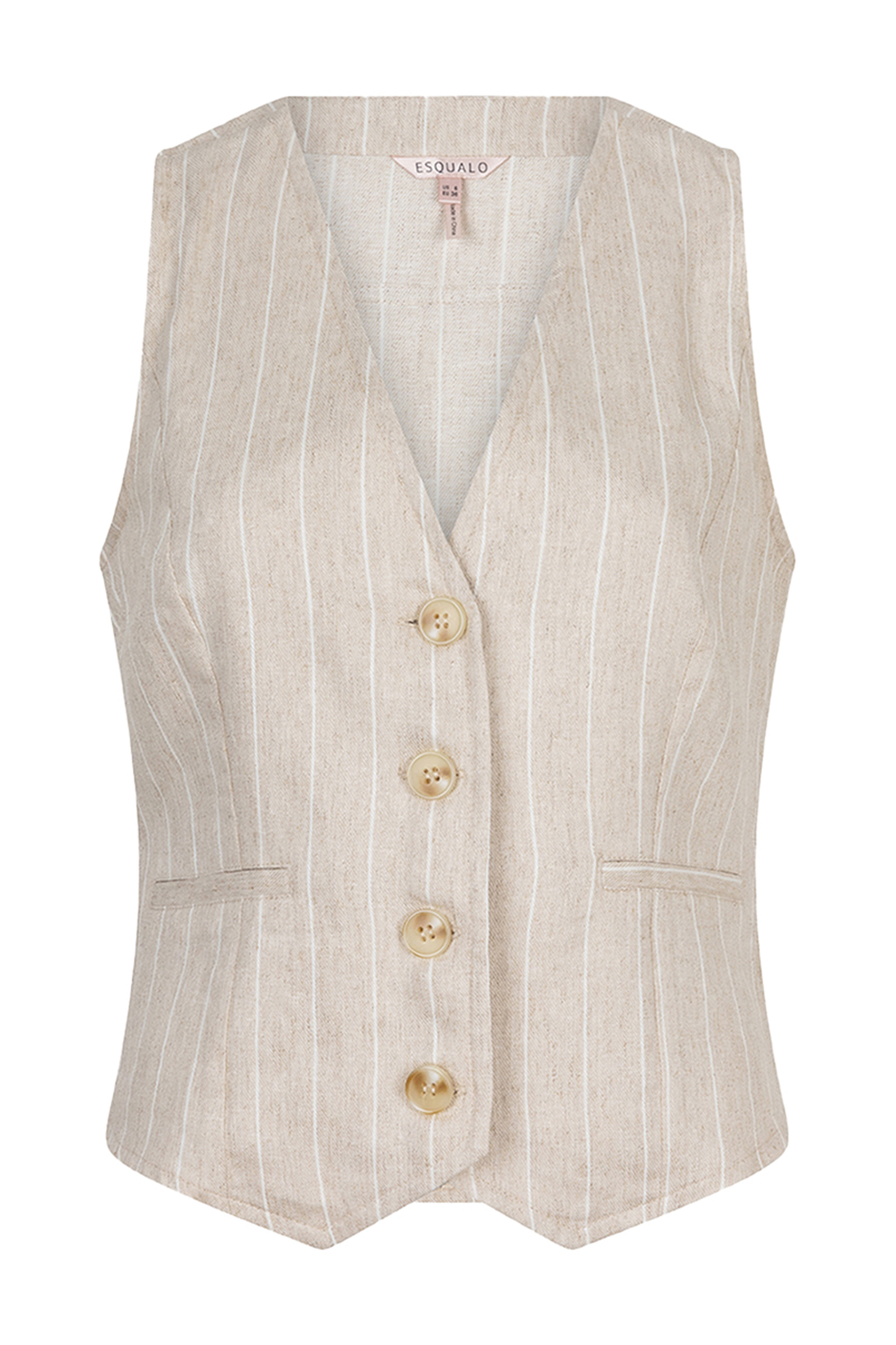 Dames gilet bruin