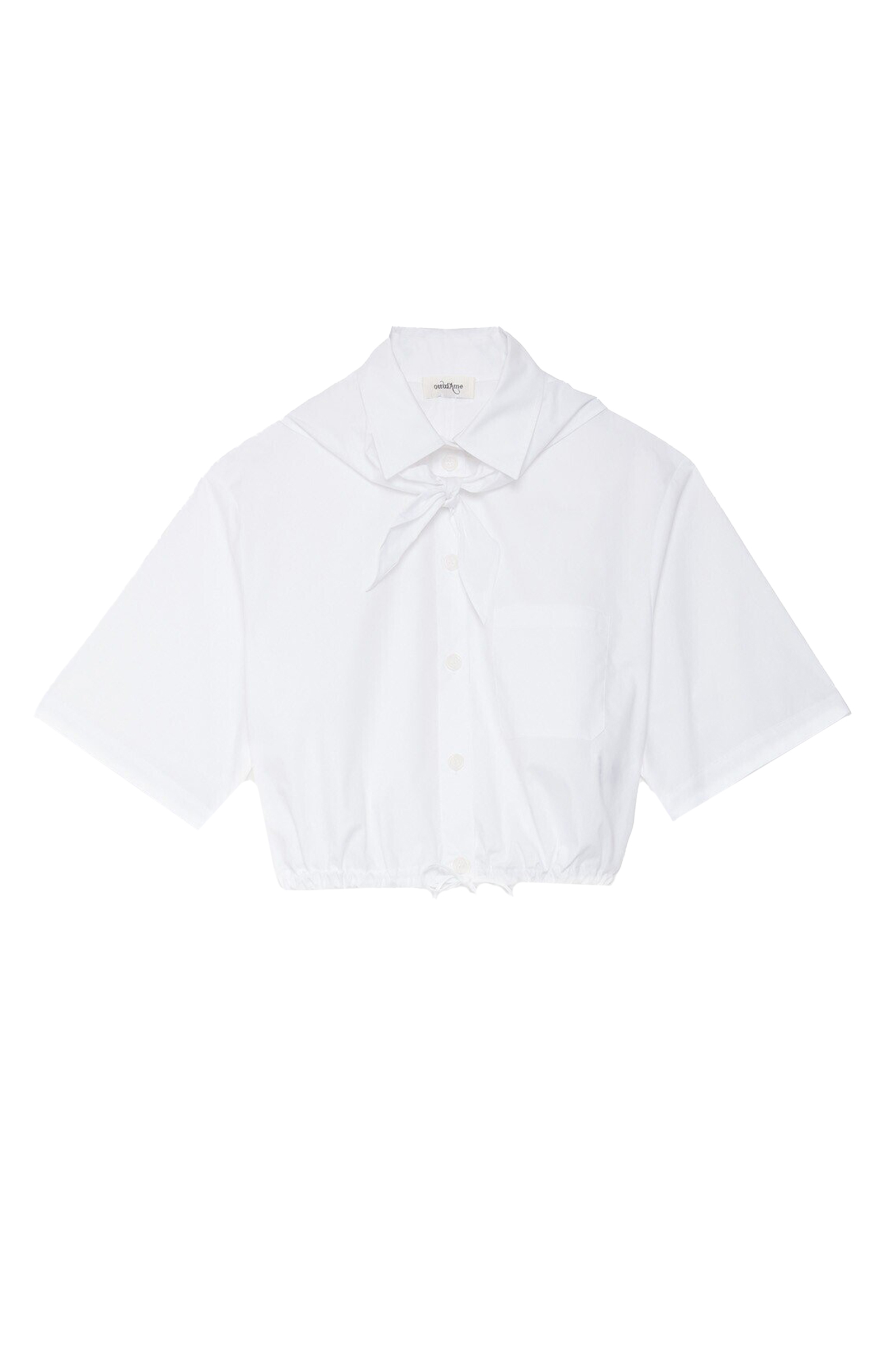 Dames blouse lange mouw wit