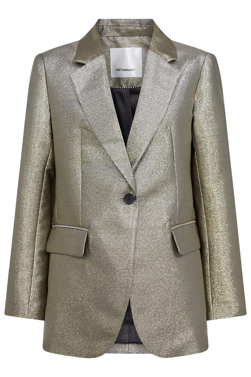 Dames blazer goud