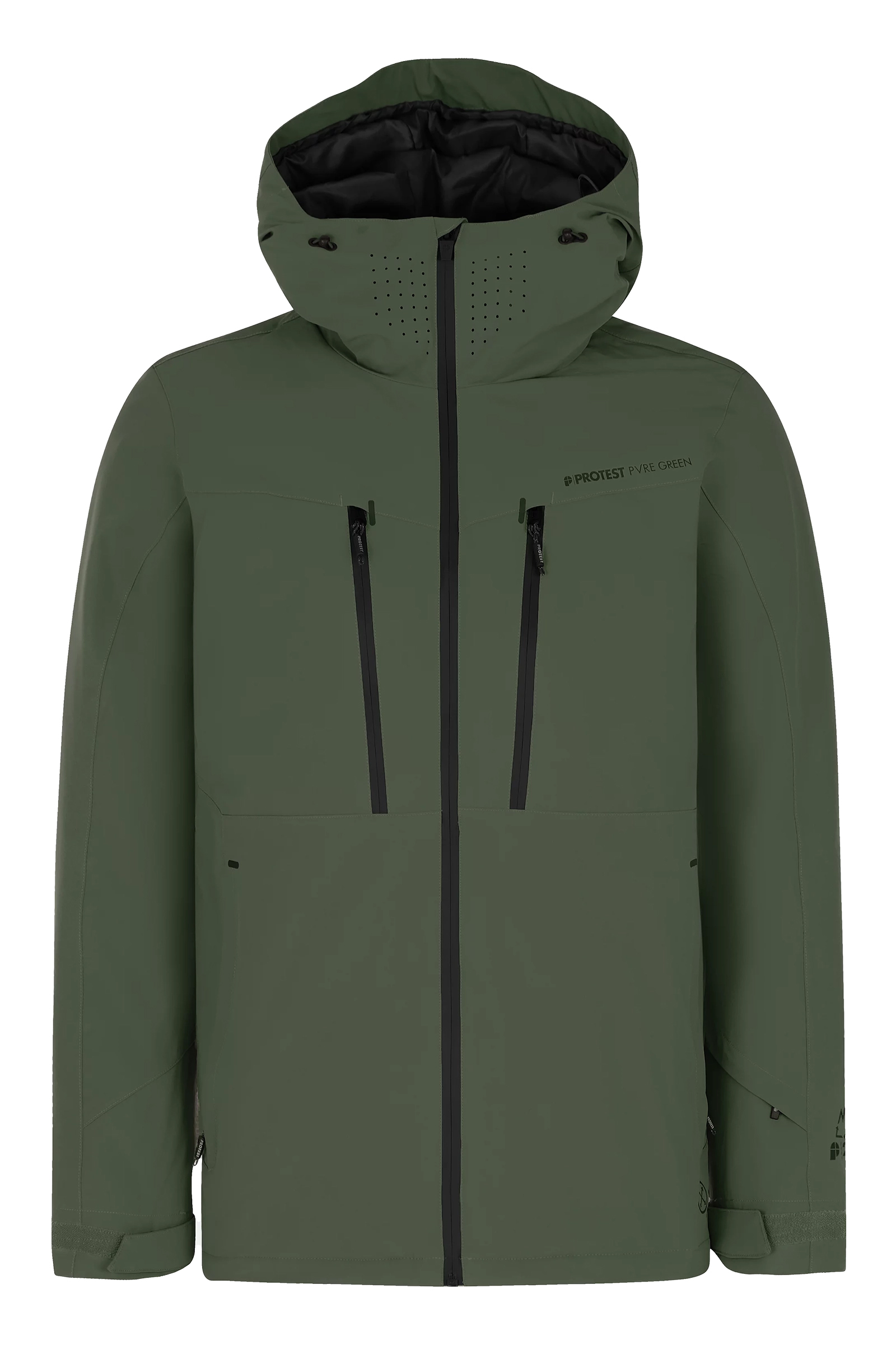 Wintersport heren jack groen