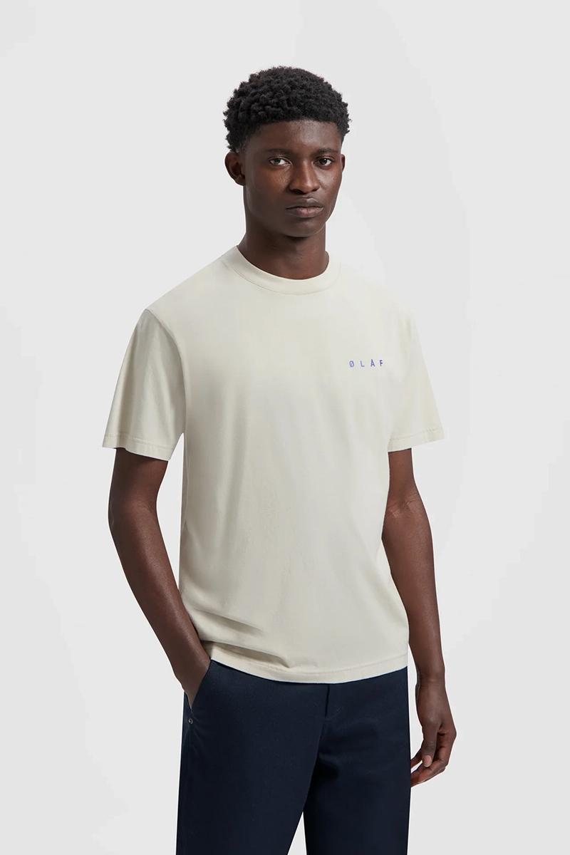 Heren t-shirt kortemouw grijs