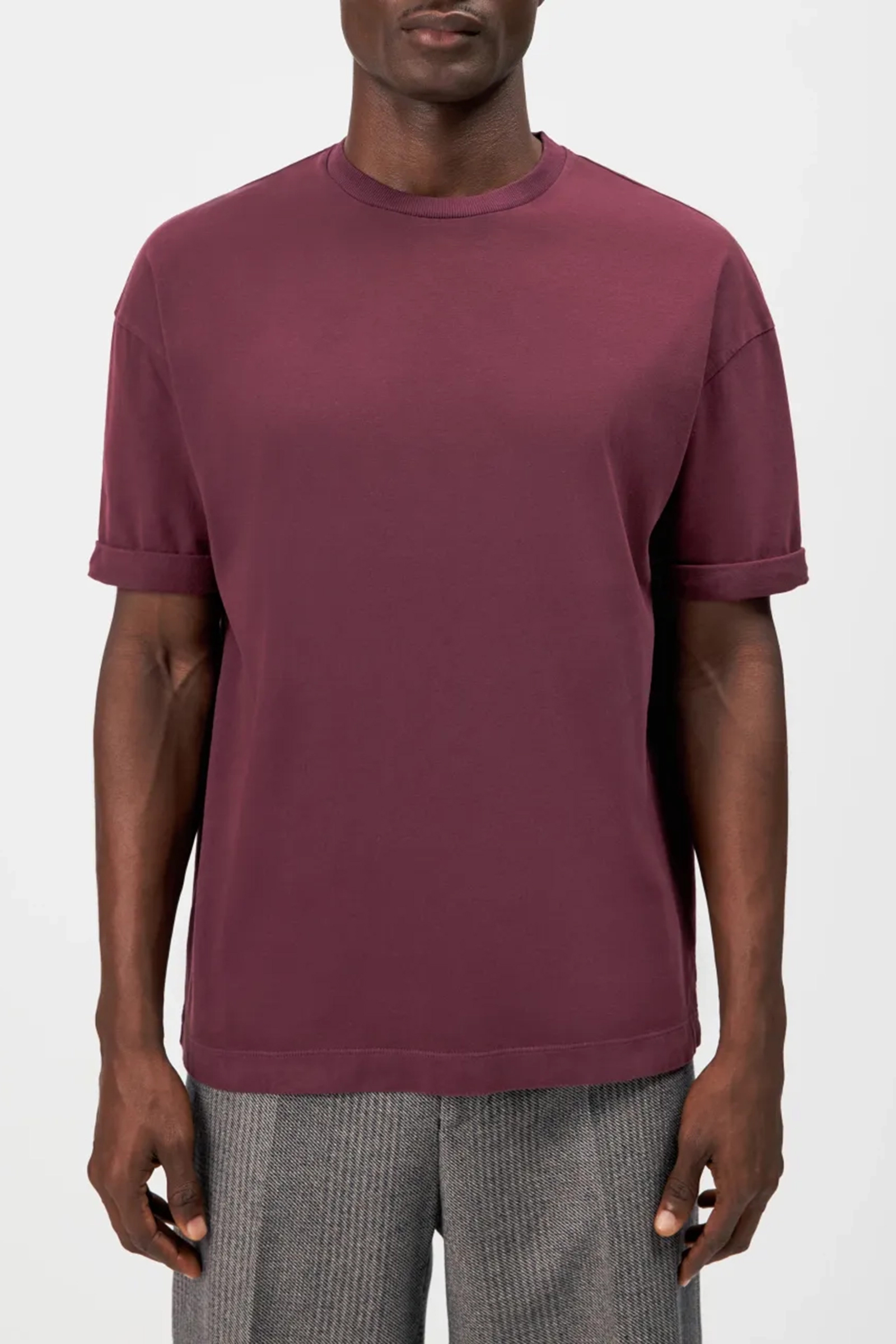Heren t-shirt kortemouw rood