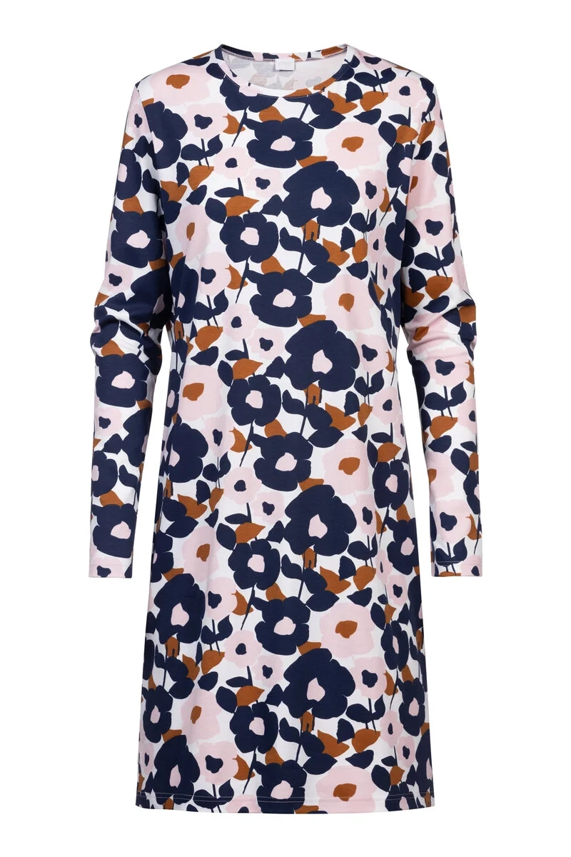 Nachtmode dames nachthemd   blauw