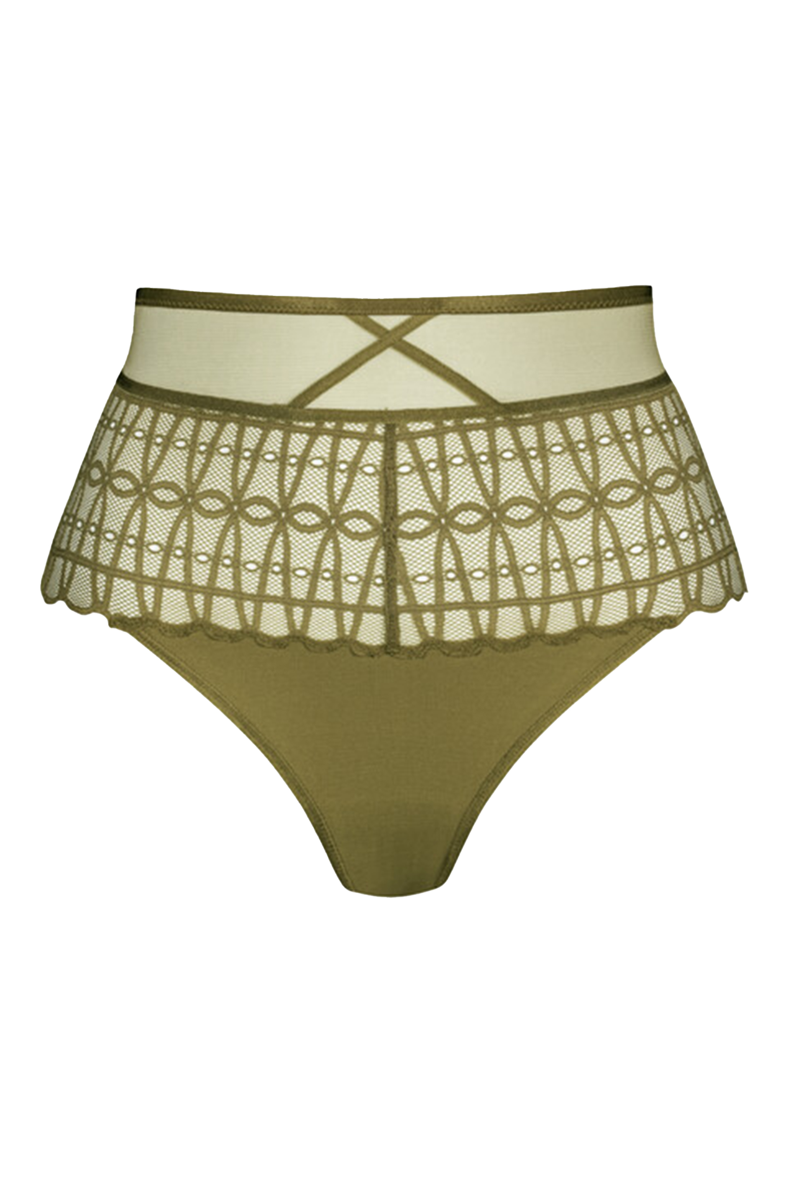 Lingerie dames slip groen